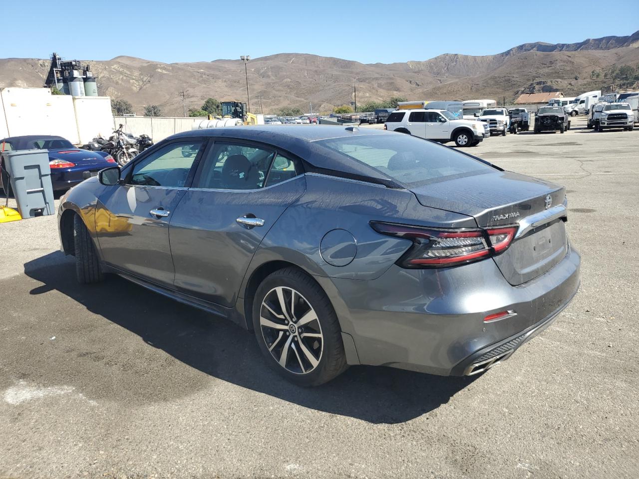 2021 Nissan Maxima Sv Серый vin: 1N4AA6CV8MC514202
