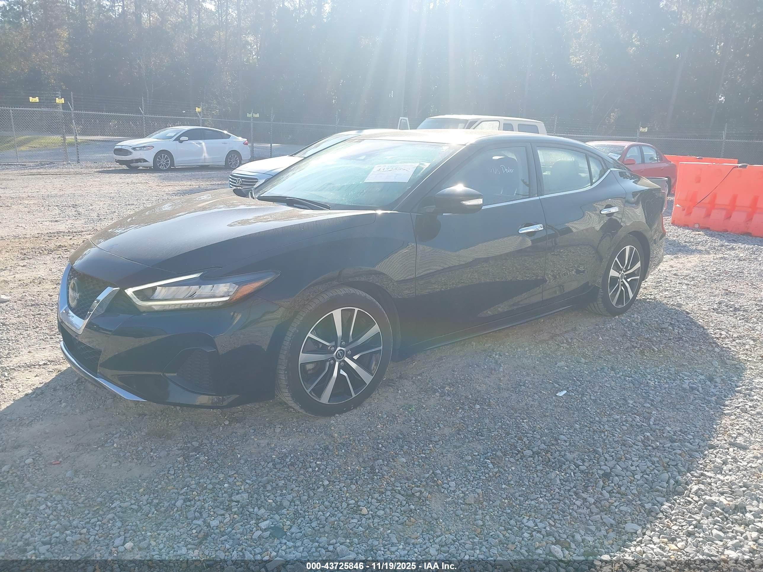 2023 Nissan Maxima Sv Xtronic Cvt Black vin: 1N4AA6CV9PC508977