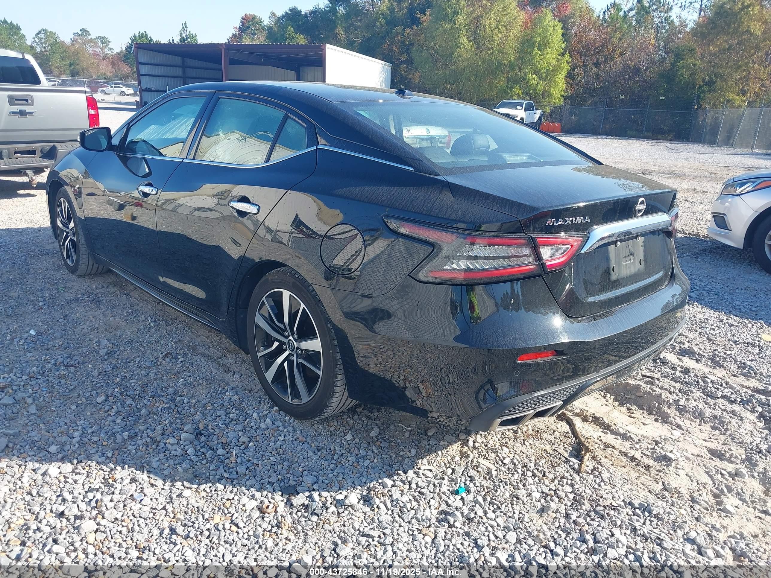2023 Nissan Maxima Sv Xtronic Cvt Black vin: 1N4AA6CV9PC508977