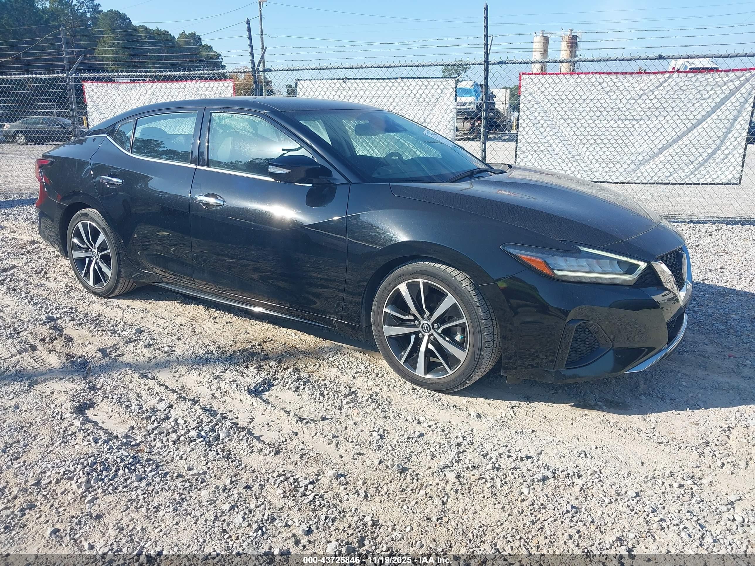 2023 Nissan Maxima Sv Xtronic Cvt Black vin: 1N4AA6CV9PC508977
