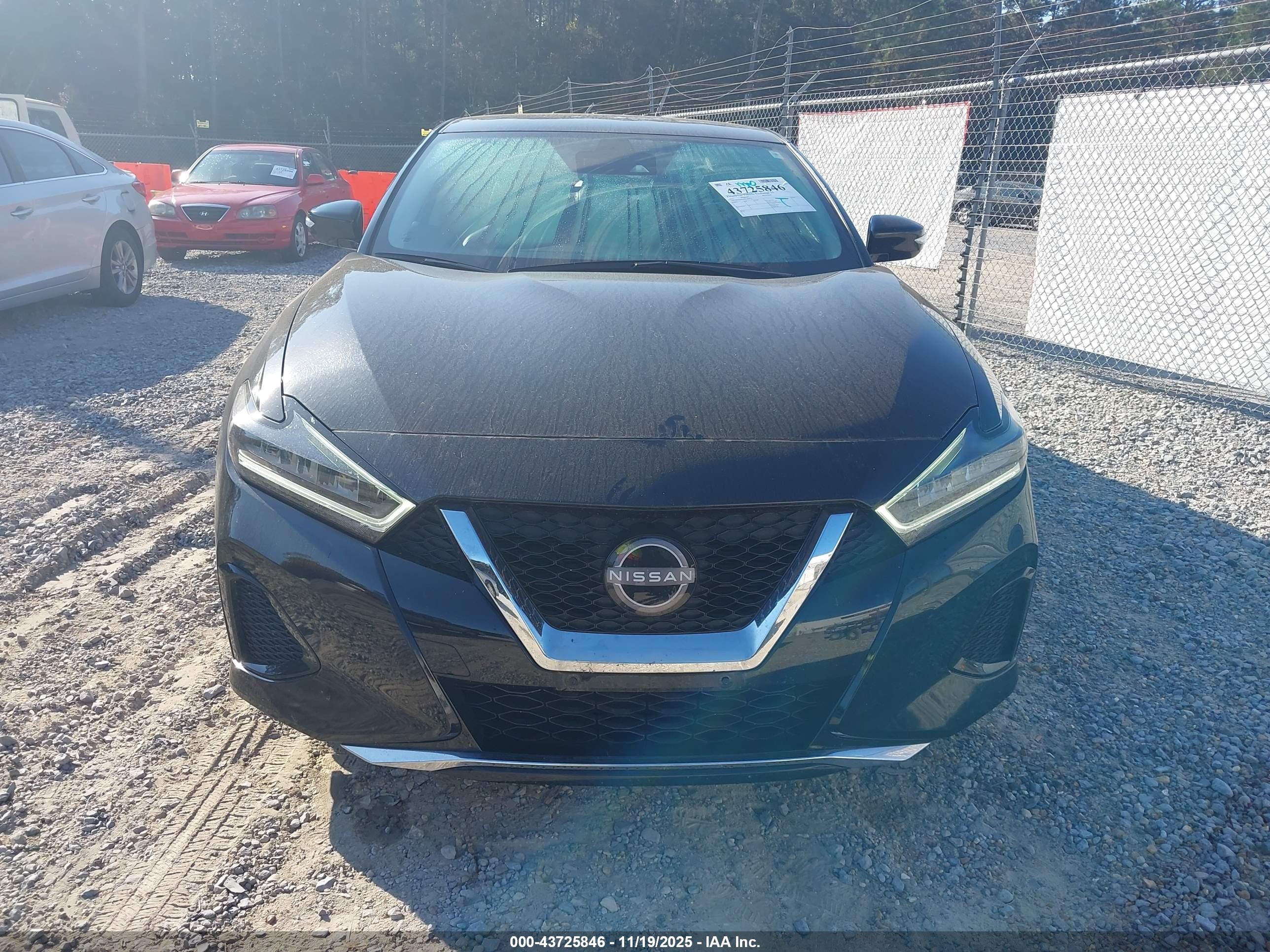 2023 Nissan Maxima Sv Xtronic Cvt Black vin: 1N4AA6CV9PC508977