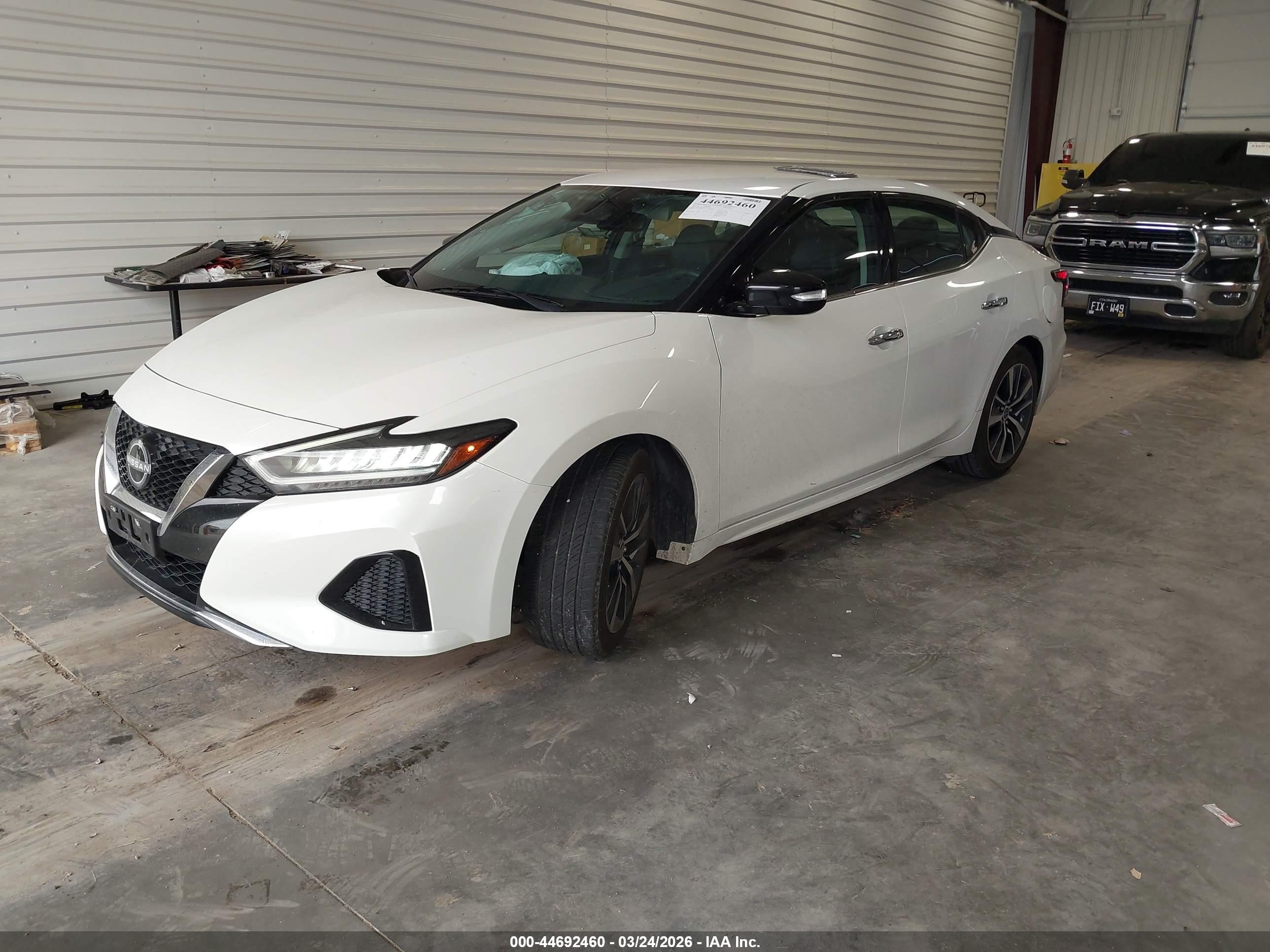 2023 Nissan Maxima Sv Xtronic Cvt White vin: 1N4AA6CV9PC510728