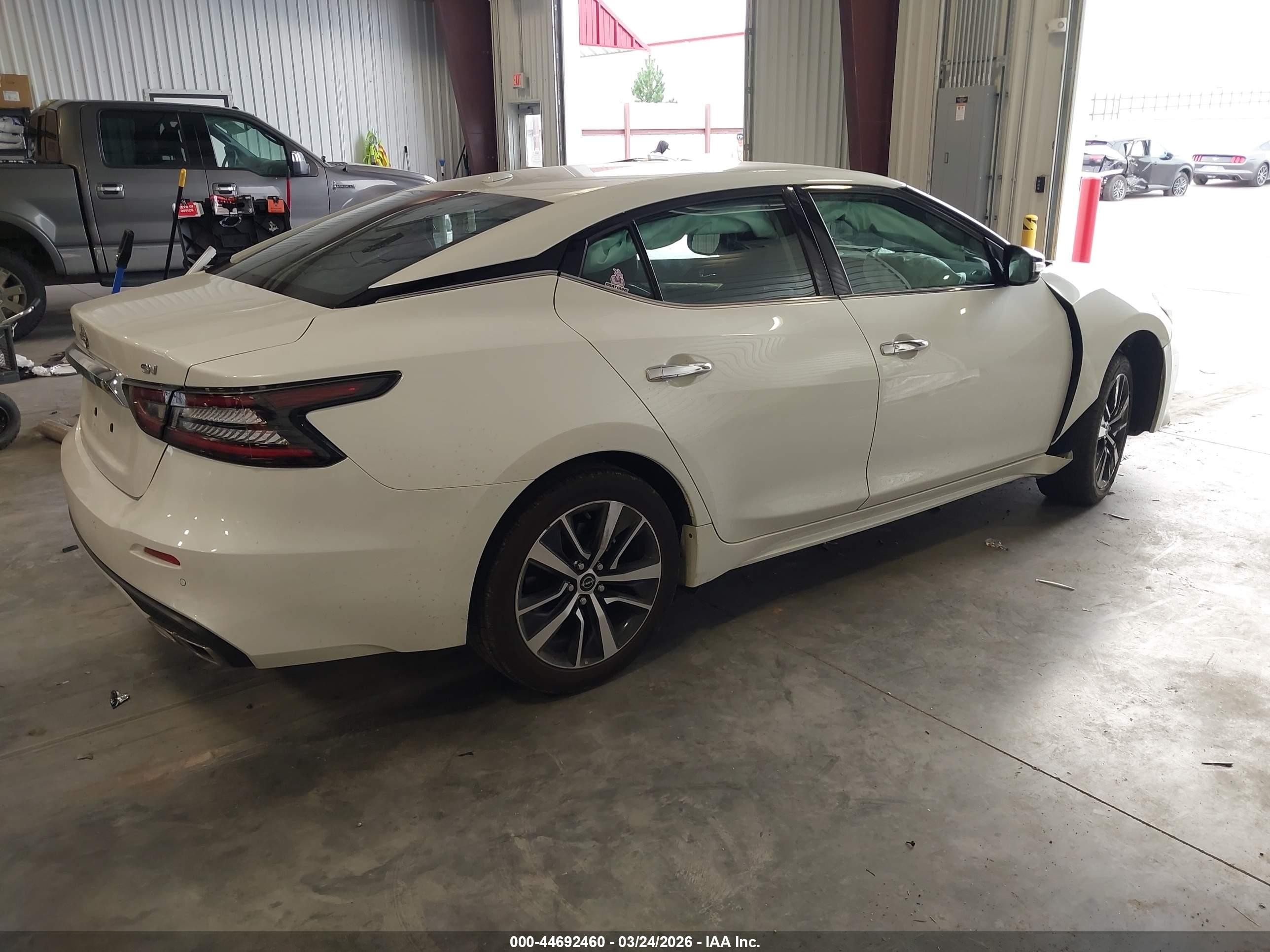 2023 Nissan Maxima Sv Xtronic Cvt White vin: 1N4AA6CV9PC510728