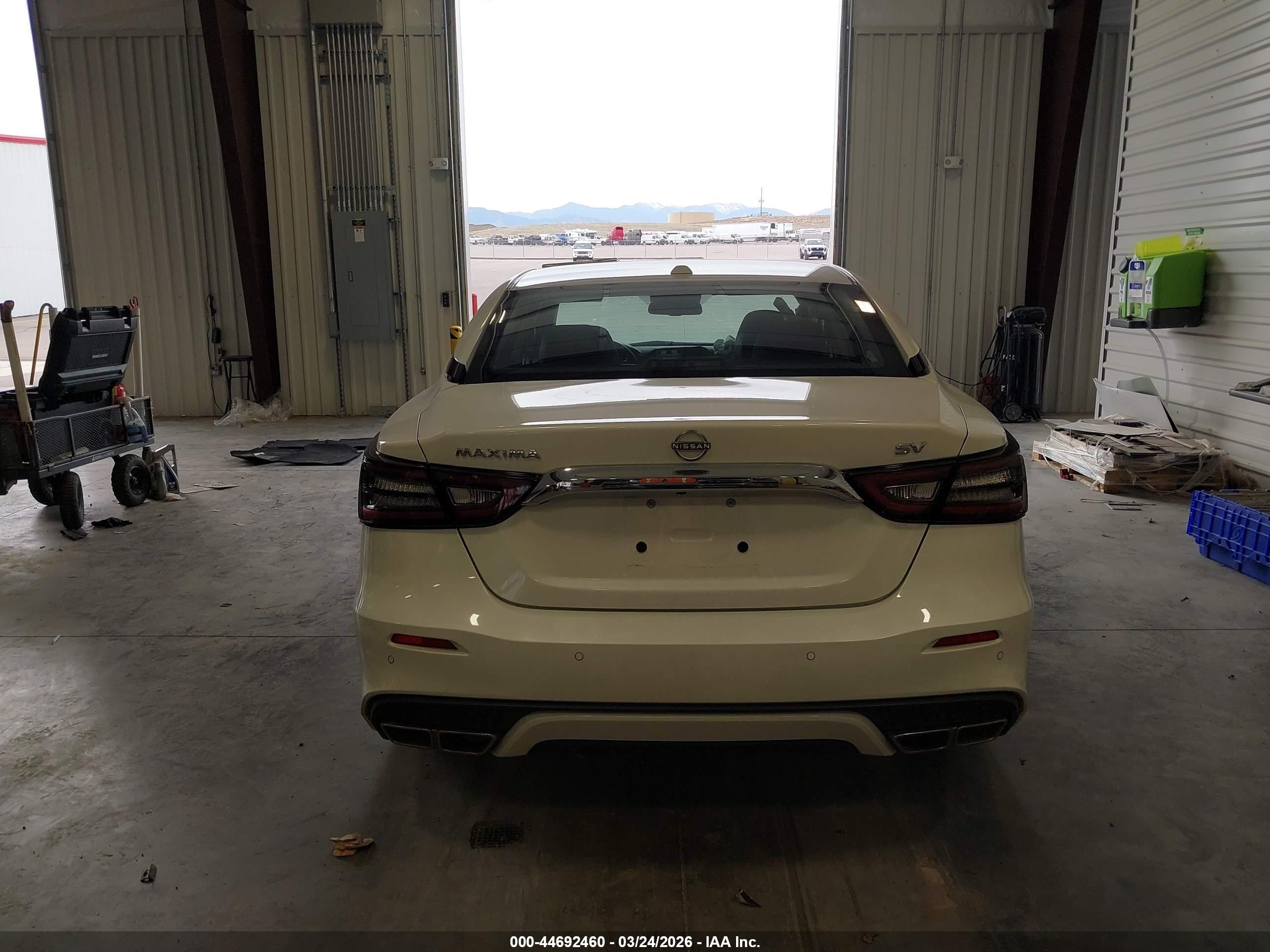 2023 Nissan Maxima Sv Xtronic Cvt White vin: 1N4AA6CV9PC510728