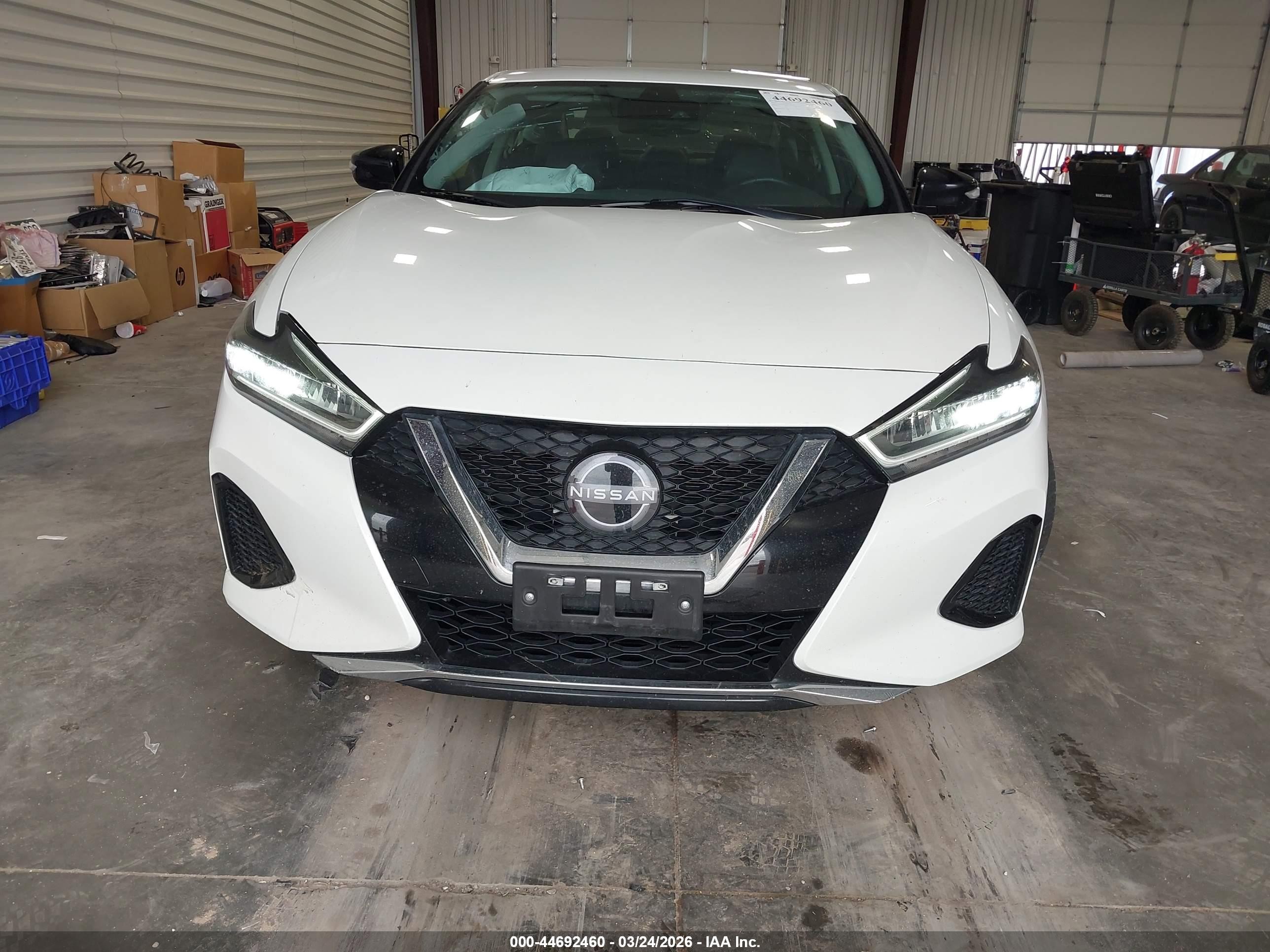 2023 Nissan Maxima Sv Xtronic Cvt White vin: 1N4AA6CV9PC510728