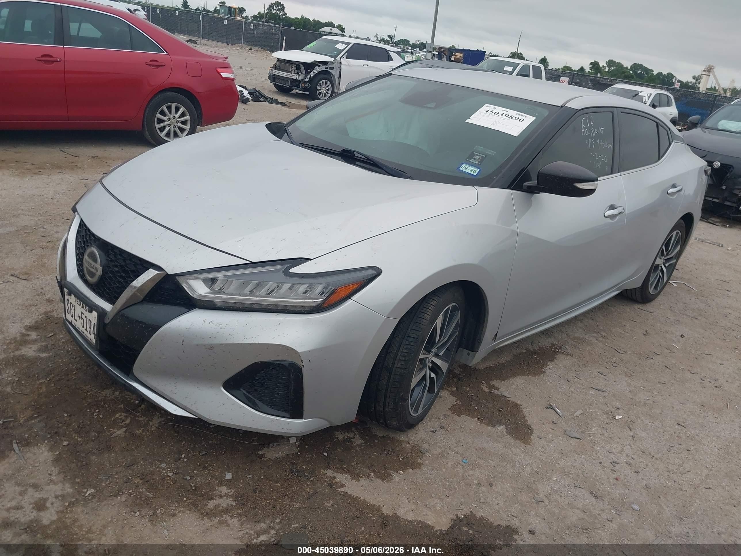 2020 Nissan Maxima Sv Xtronic Cvt vin: 1N4AA6CVXLC378265