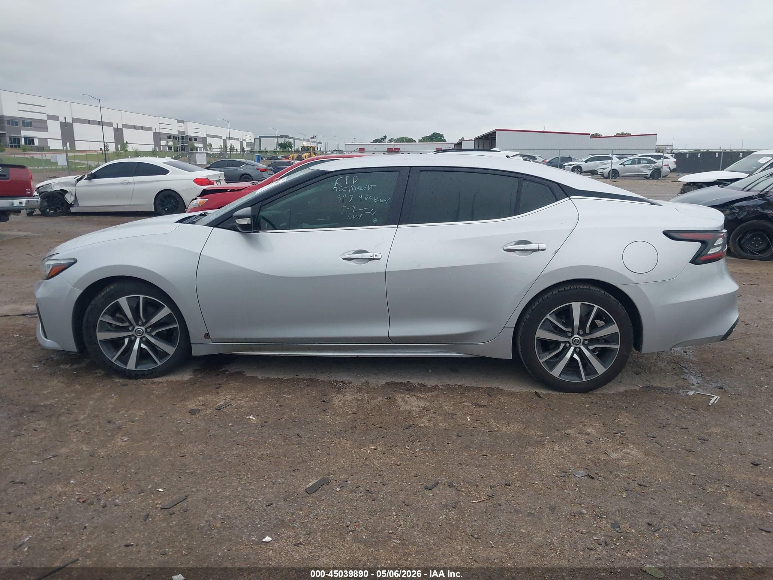 2020 Nissan Maxima Sv Xtronic Cvt vin: 1N4AA6CVXLC378265
