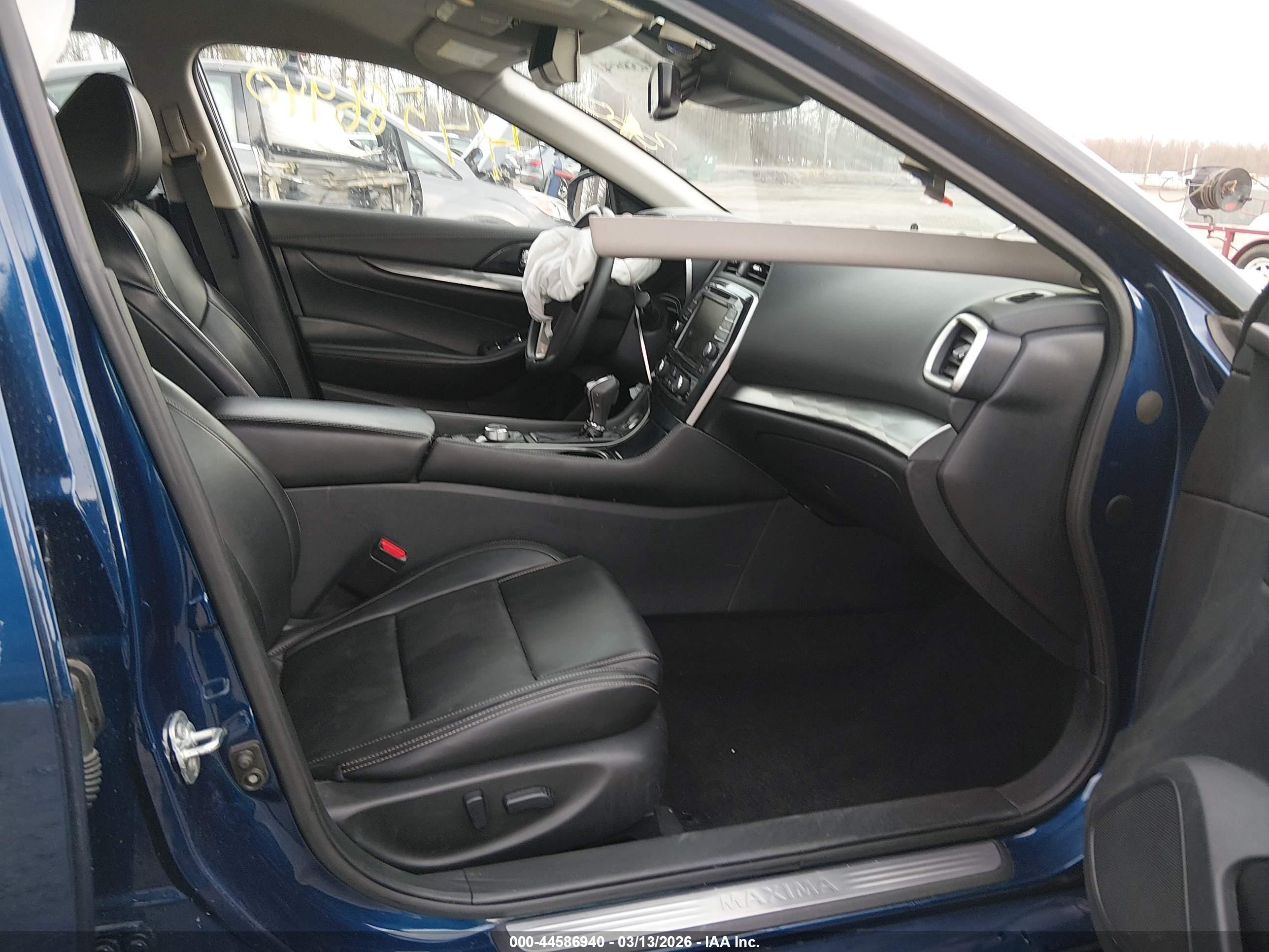2021 Nissan Maxima Sv Xtronic Cvt Blue vin: 1N4AA6CVXMC512872