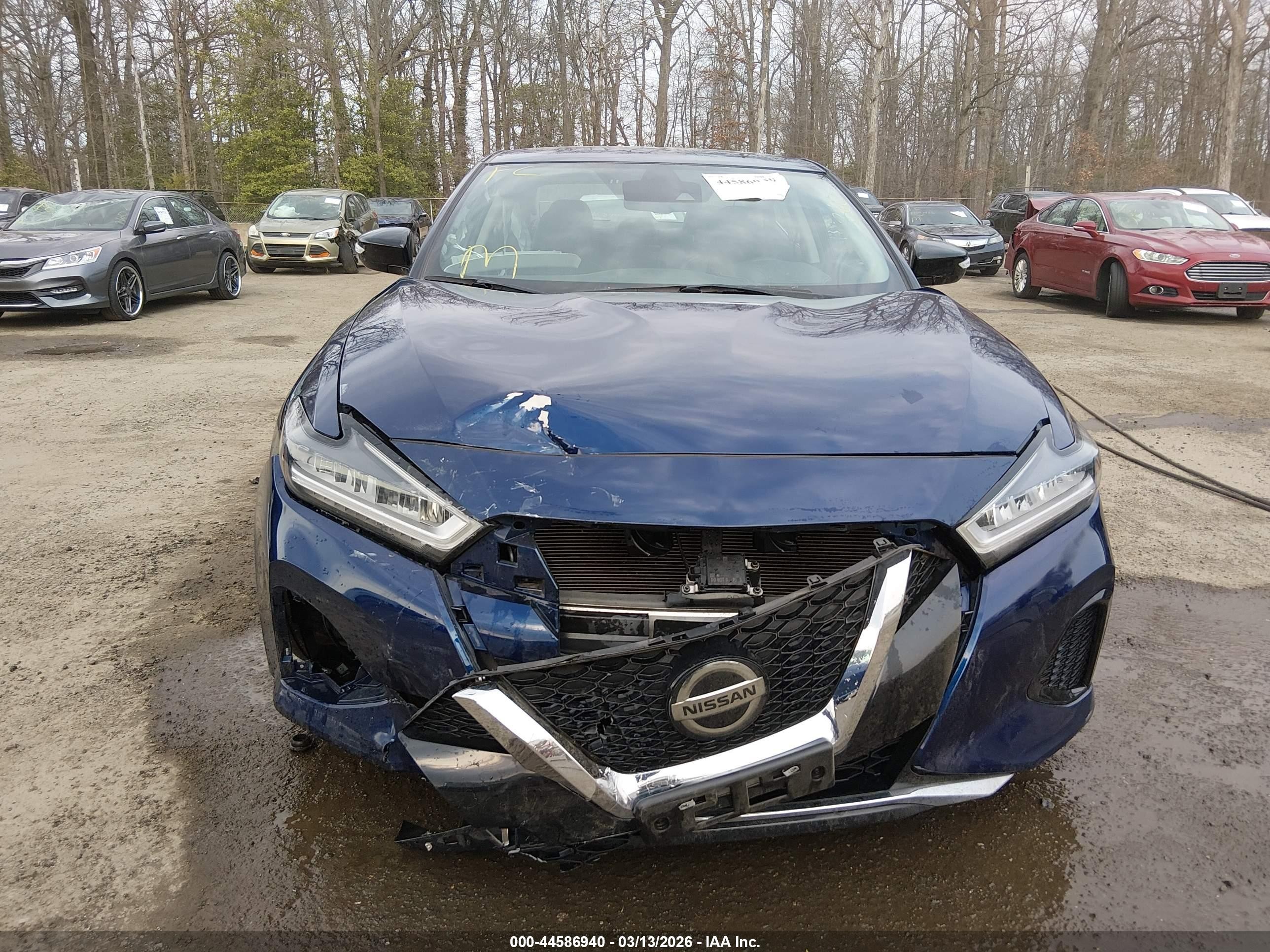 2021 Nissan Maxima Sv Xtronic Cvt Blue vin: 1N4AA6CVXMC512872