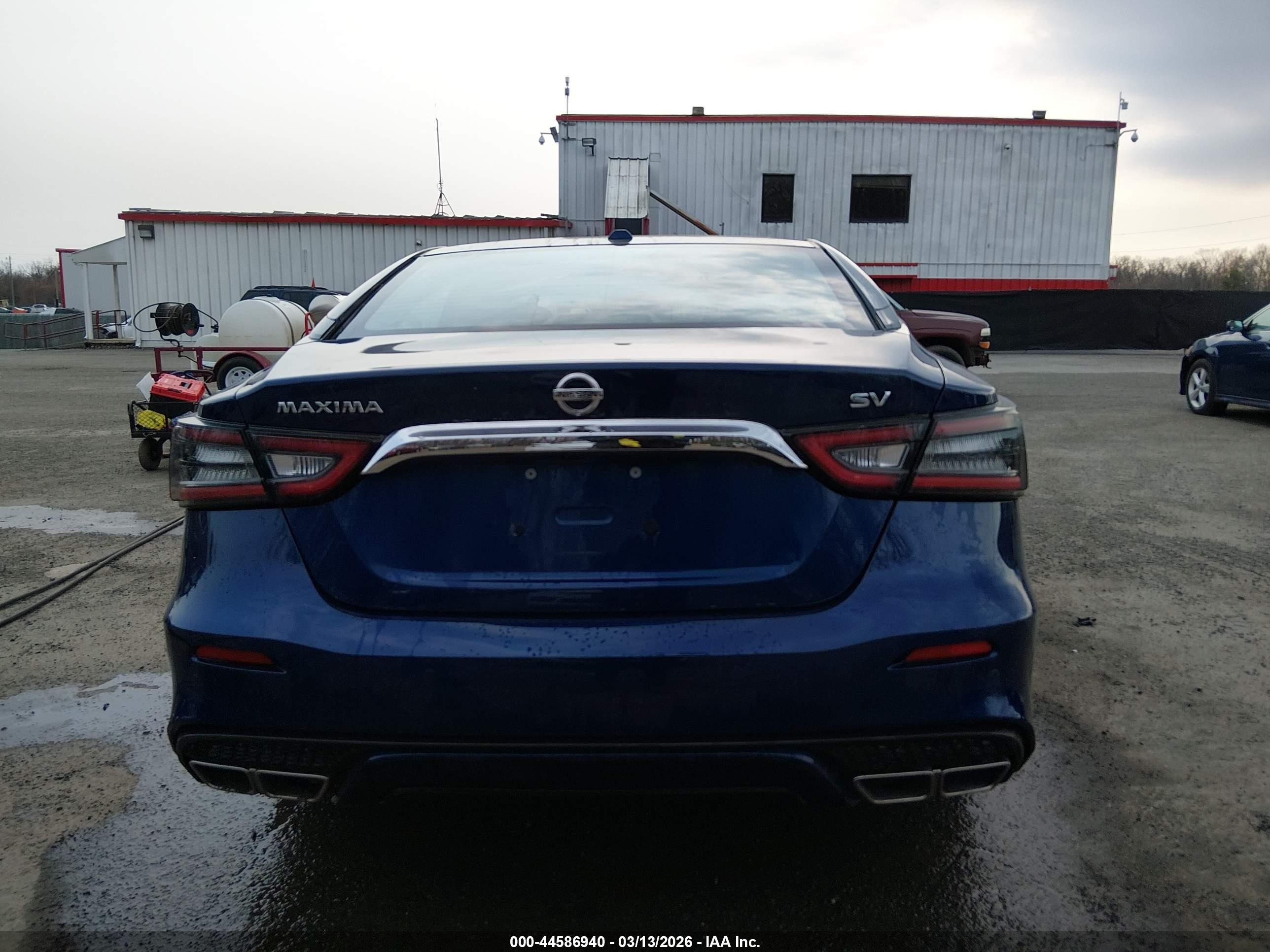 2021 Nissan Maxima Sv Xtronic Cvt Blue vin: 1N4AA6CVXMC512872