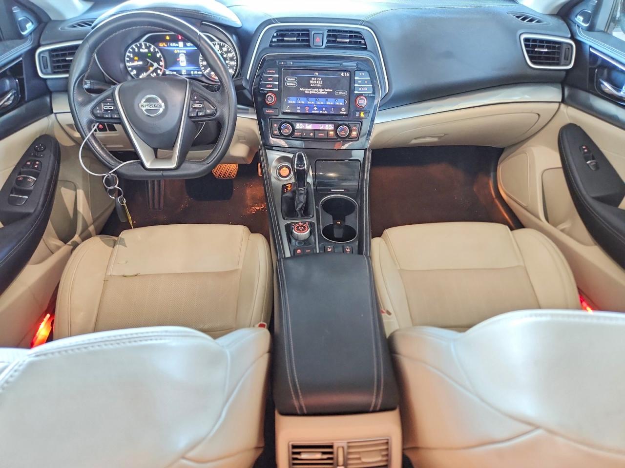 2020 Nissan Maxima Sl Белый vin: 1N4AA6DV4LC362979