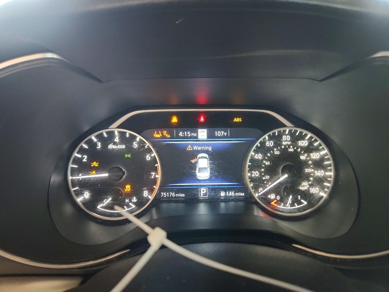 2020 Nissan Maxima Sl Белый vin: 1N4AA6DV4LC362979