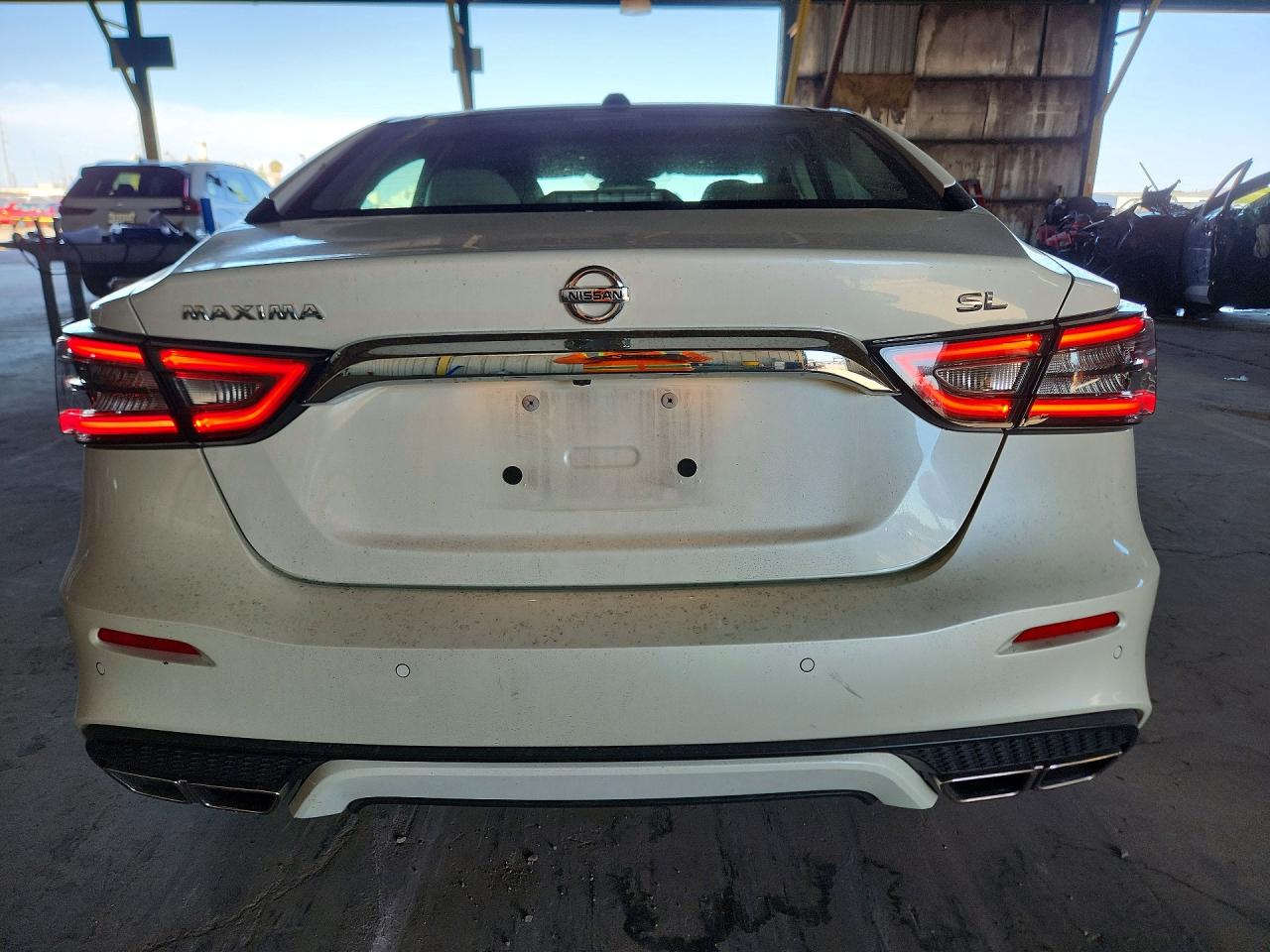 2020 Nissan Maxima Sl Белый vin: 1N4AA6DV4LC362979