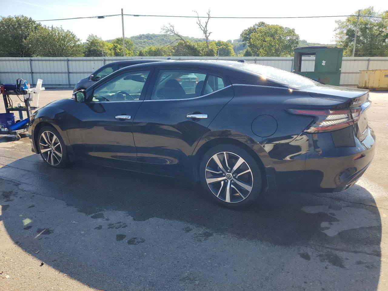 2020 Nissan Maxima Sl Black vin: 1N4AA6DV5LC381461
