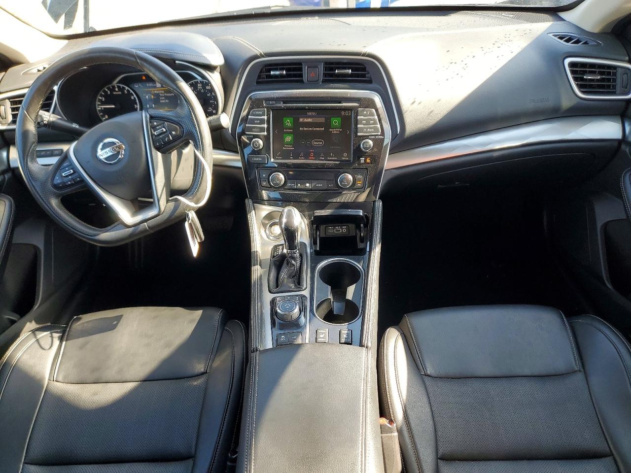 2020 Nissan Maxima Sl Black vin: 1N4AA6DV5LC381461