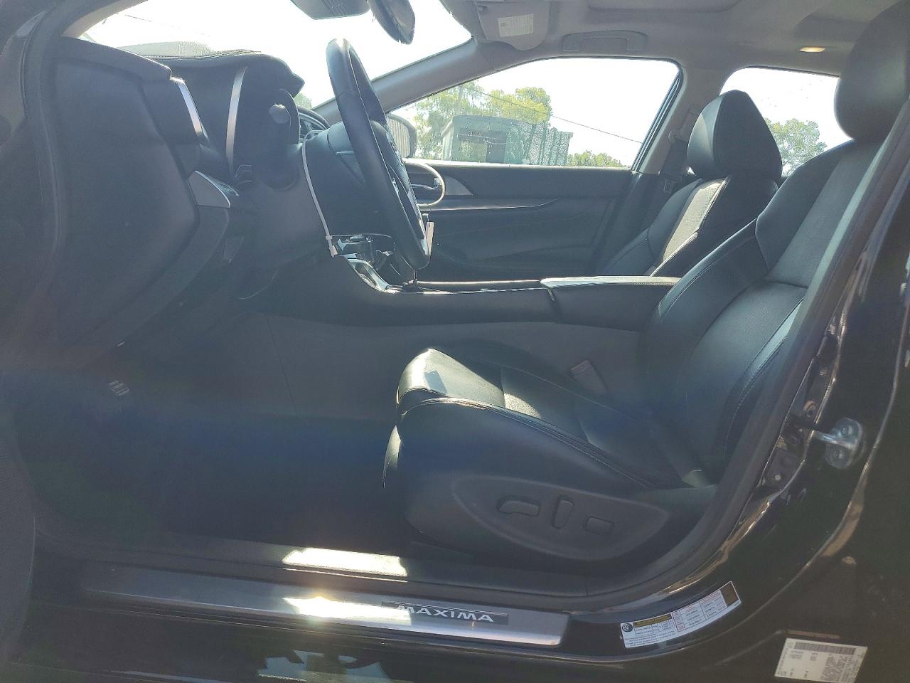2020 Nissan Maxima Sl Black vin: 1N4AA6DV5LC381461