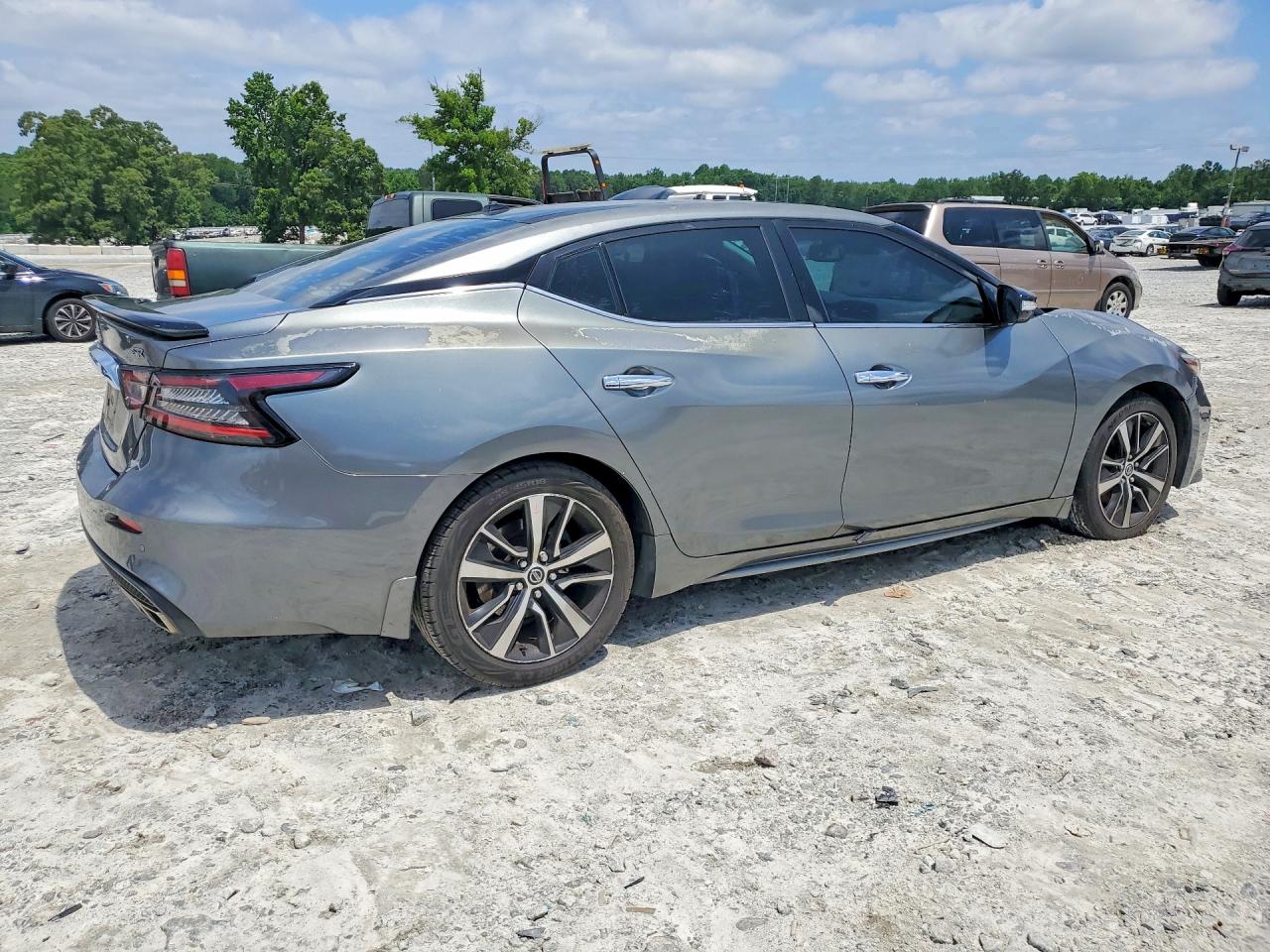 2020 Nissan Maxima Sl Gray vin: 1N4AA6DV8LC362547