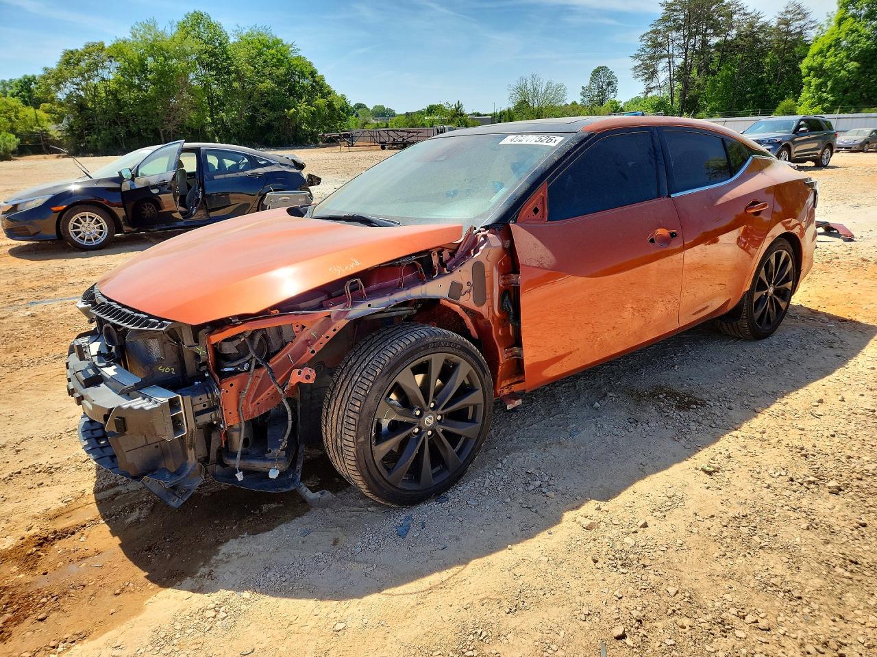 2021 Nissan Maxima Sr Orange vin: 1N4AA6EV2MC511552