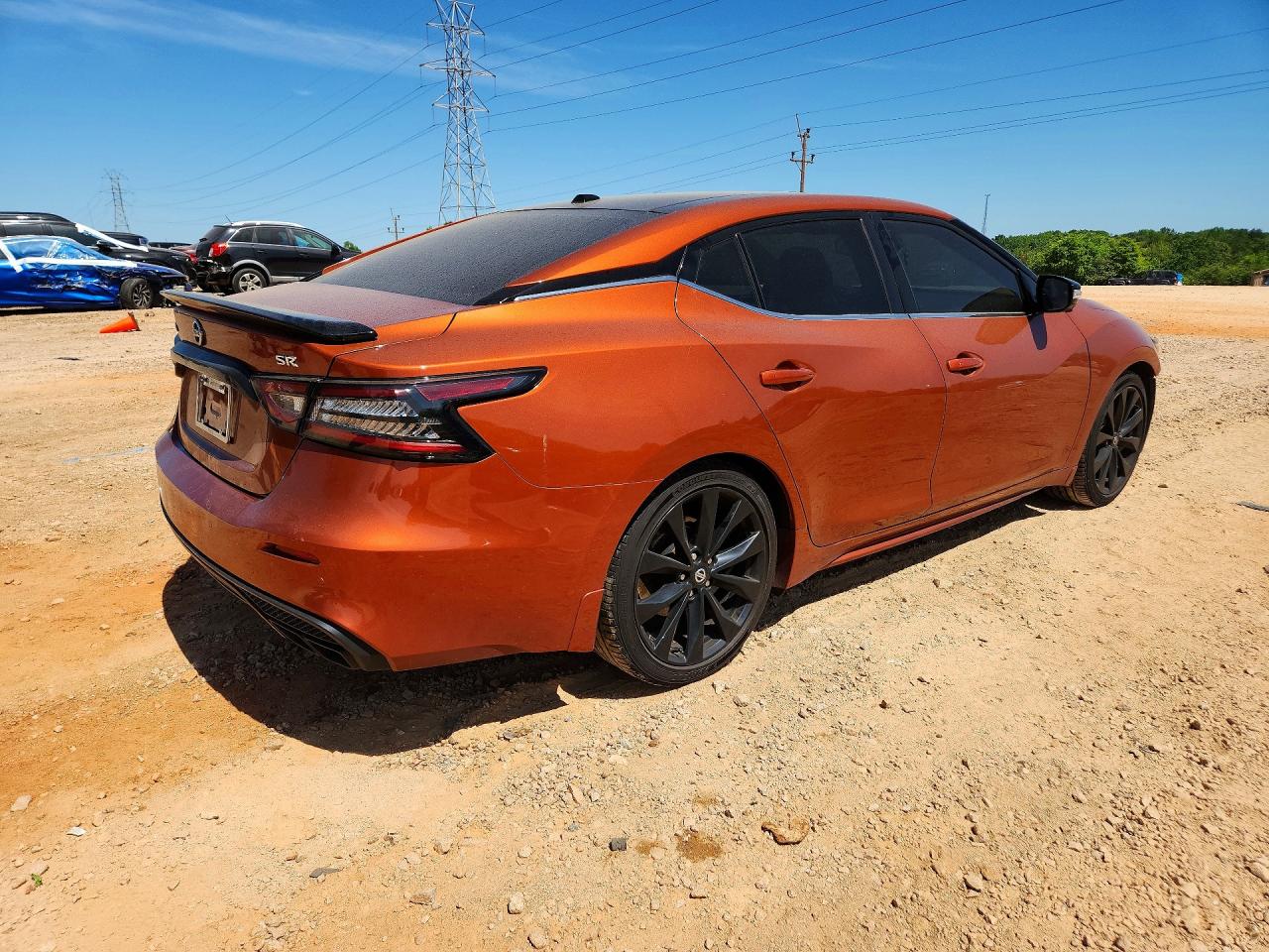 2021 Nissan Maxima Sr Orange vin: 1N4AA6EV2MC511552