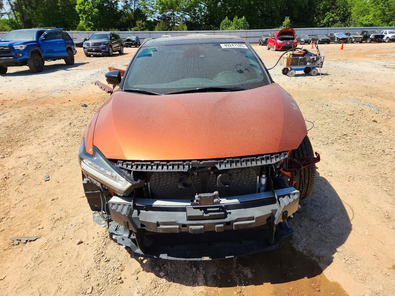 2021 Nissan Maxima Sr Orange vin: 1N4AA6EV2MC511552