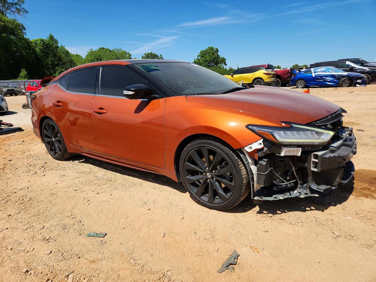 2021 Nissan Maxima Sr Orange vin: 1N4AA6EV2MC511552