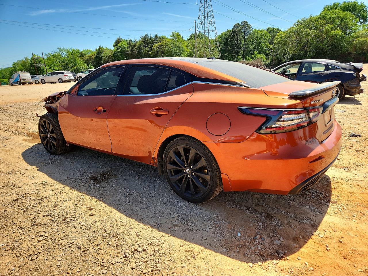2021 Nissan Maxima Sr Orange vin: 1N4AA6EV2MC511552