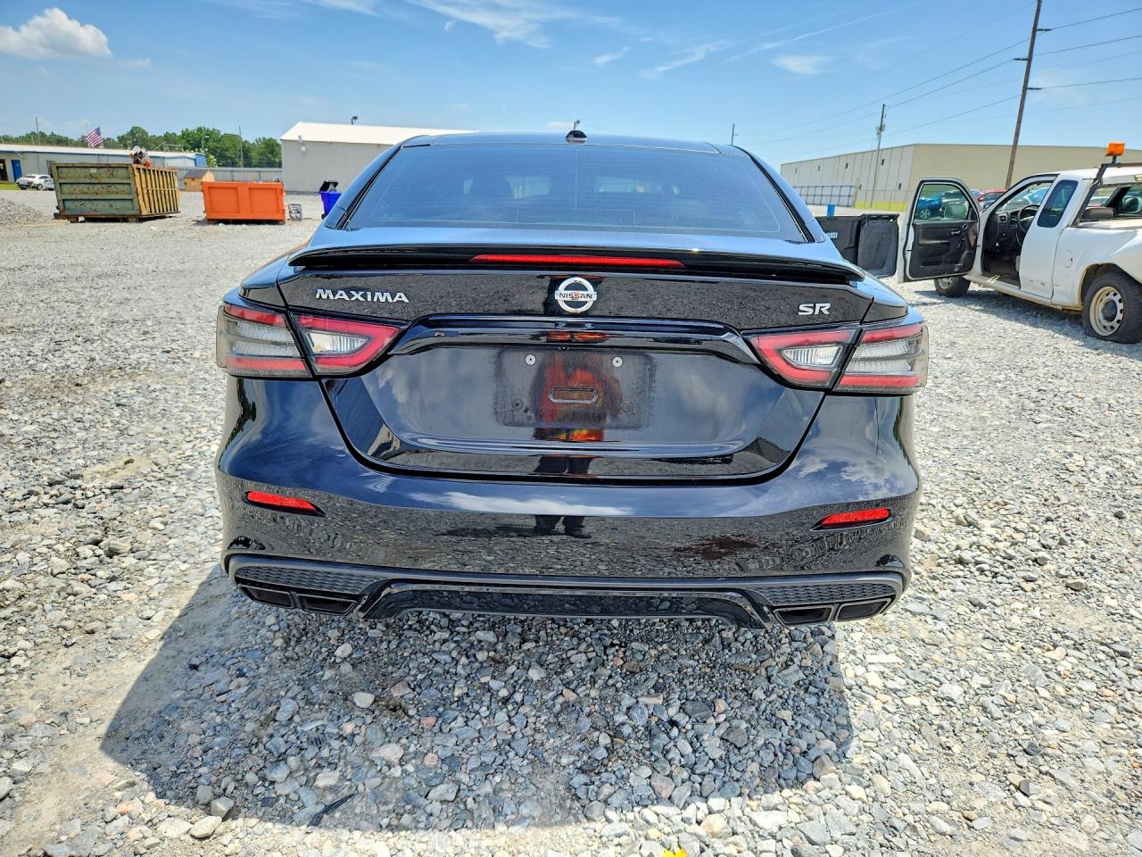 2021 Nissan Maxima Sr Black vin: 1N4AA6EV2MC515133
