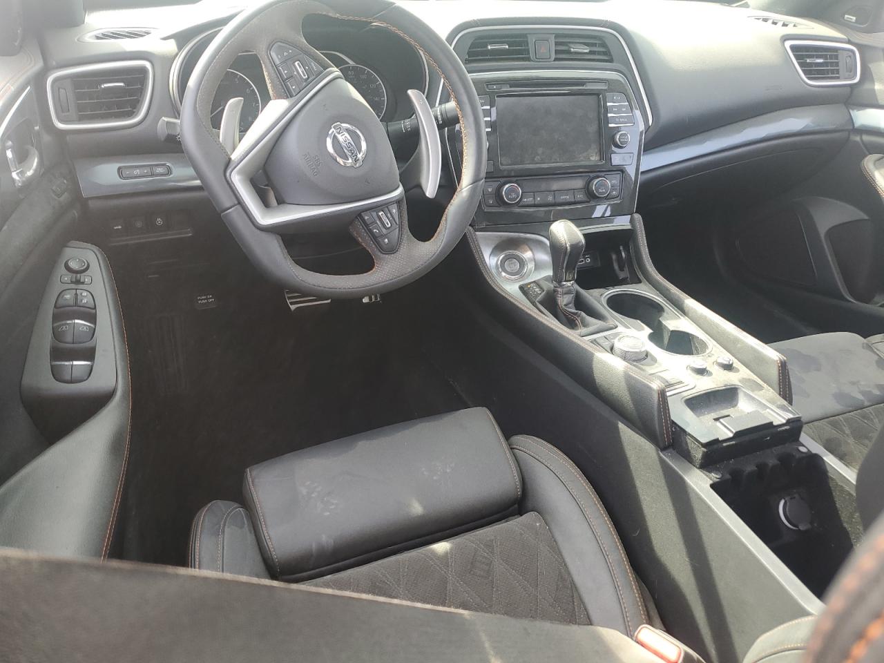 2022 Nissan Maxima Sr Black vin: 1N4AA6EV2NC508748