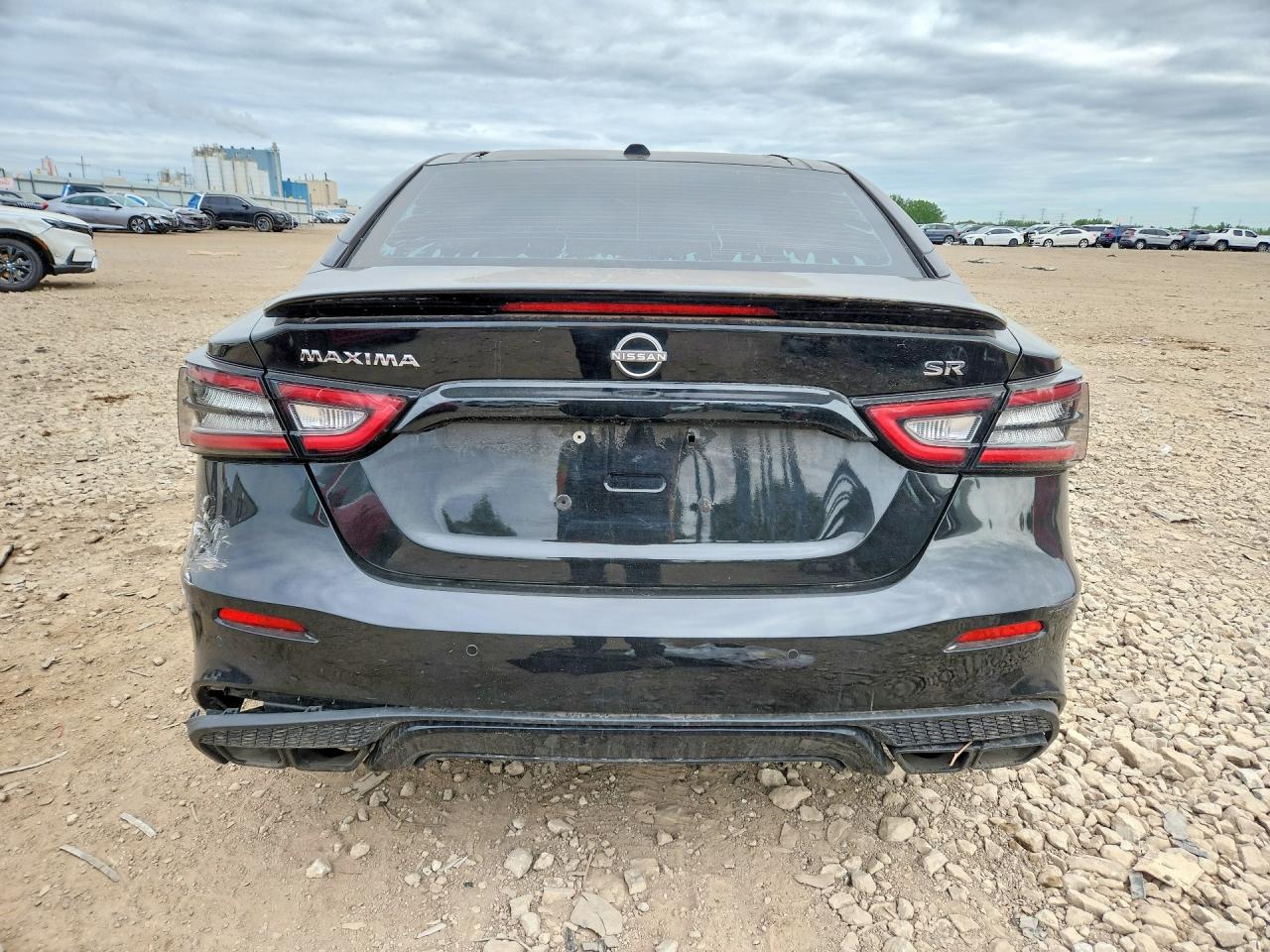 2023 Nissan Maxima Sr Black vin: 1N4AA6EV2PC503049