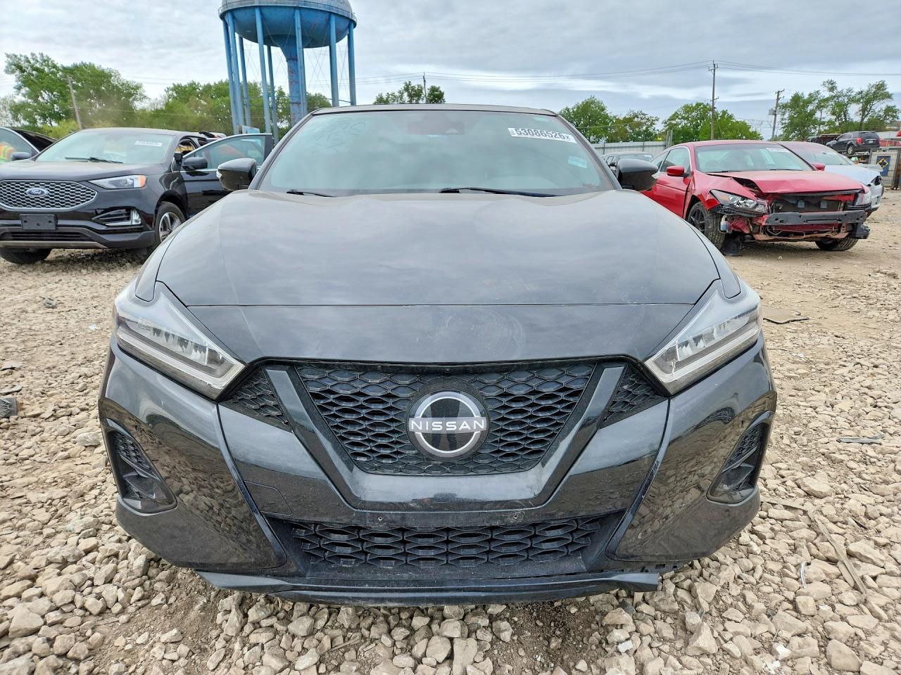 2023 Nissan Maxima Sr Black vin: 1N4AA6EV2PC503049