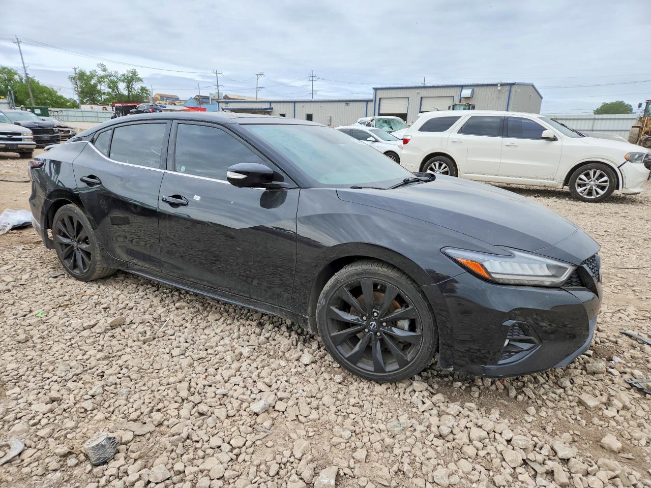 2023 Nissan Maxima Sr Black vin: 1N4AA6EV2PC503049