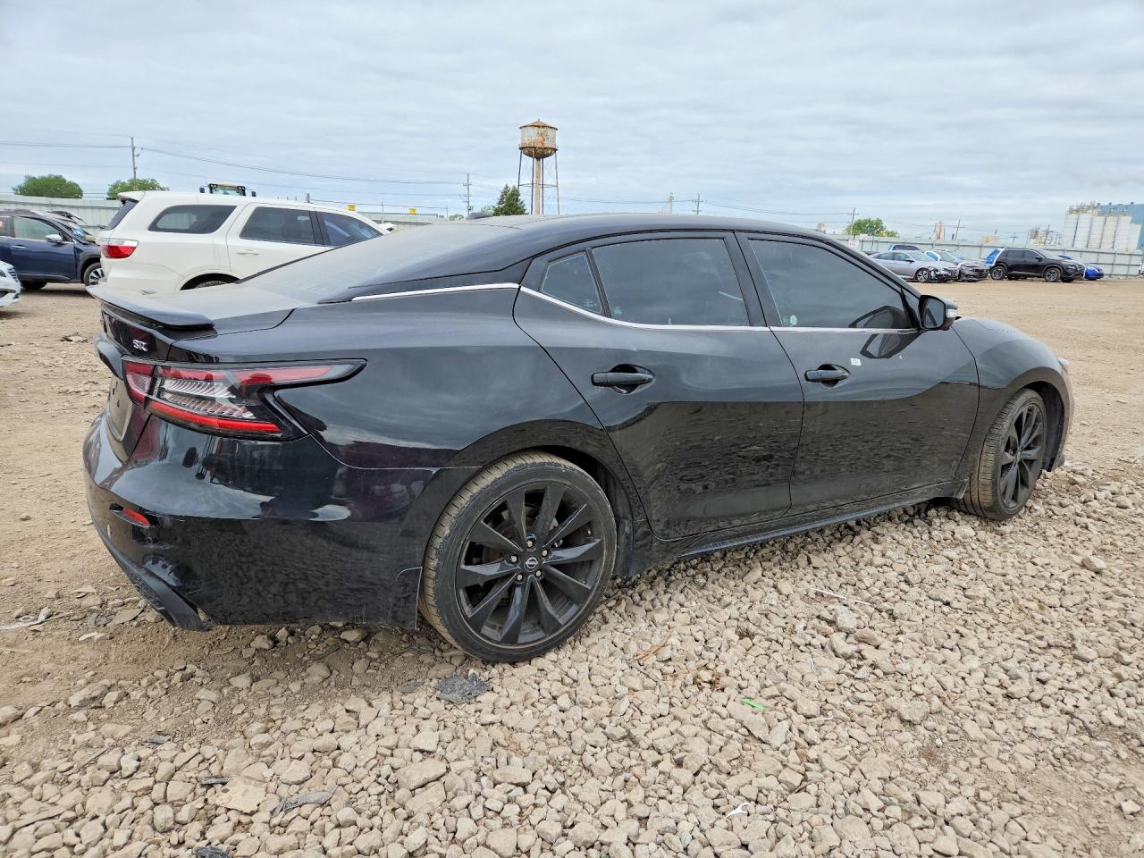 2023 Nissan Maxima Sr Black vin: 1N4AA6EV2PC503049