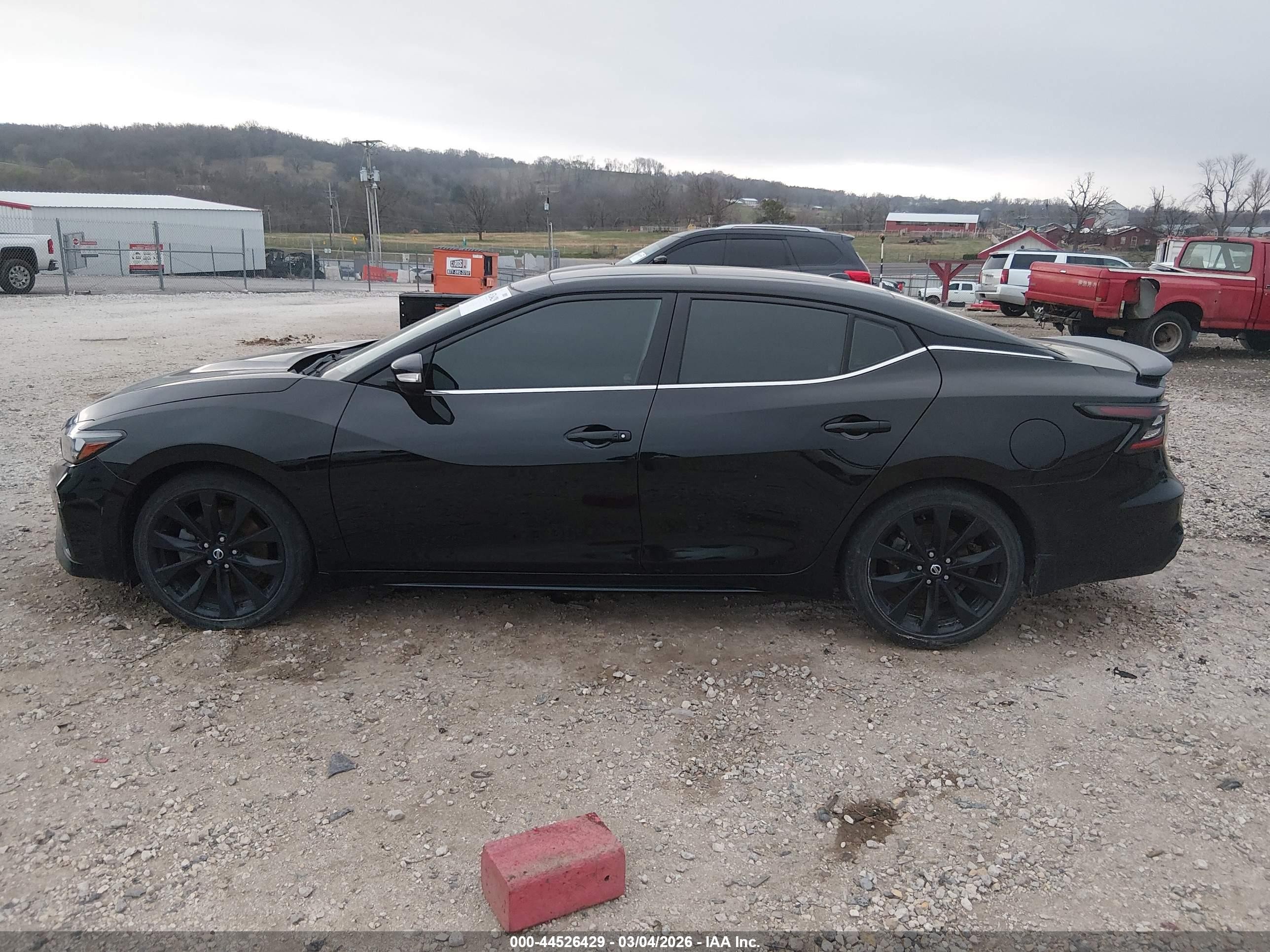 2022 Nissan Maxima Sr Xtronic Cvt Black vin: 1N4AA6EV3NC507785