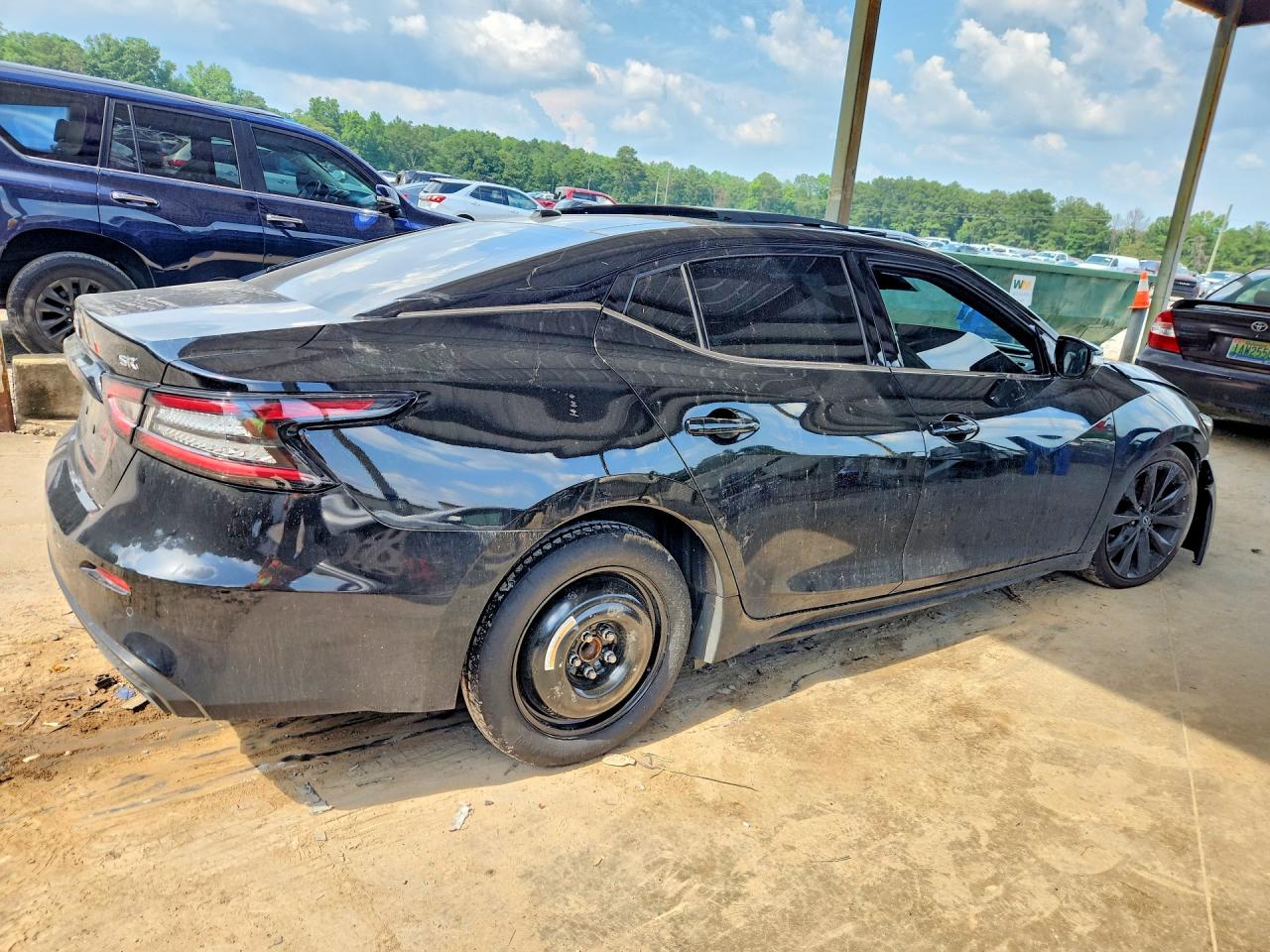2023 Nissan Maxima Sr Black vin: 1N4AA6EV3PC512679