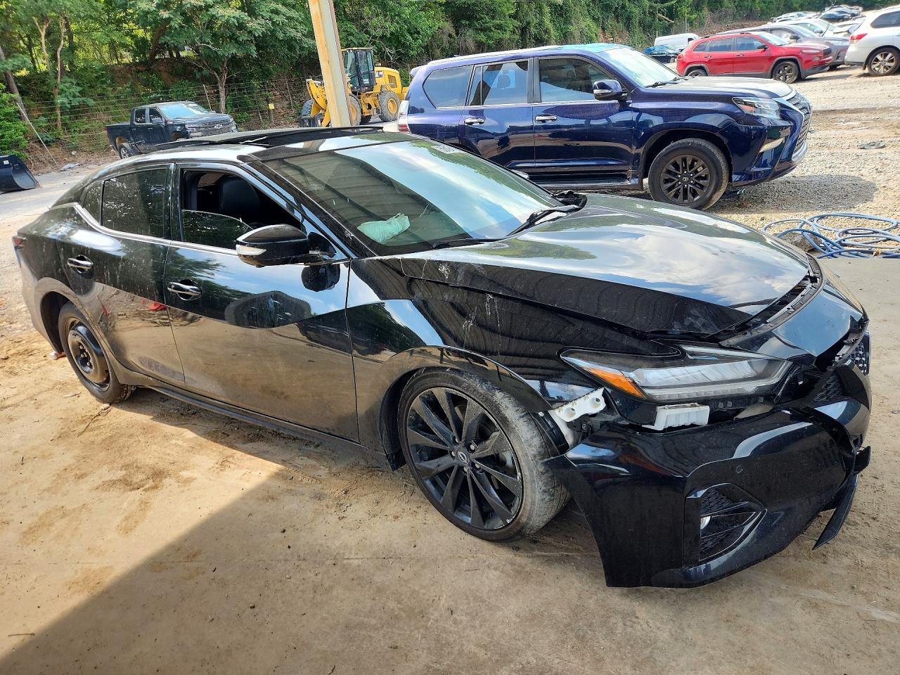2023 Nissan Maxima Sr Black vin: 1N4AA6EV3PC512679