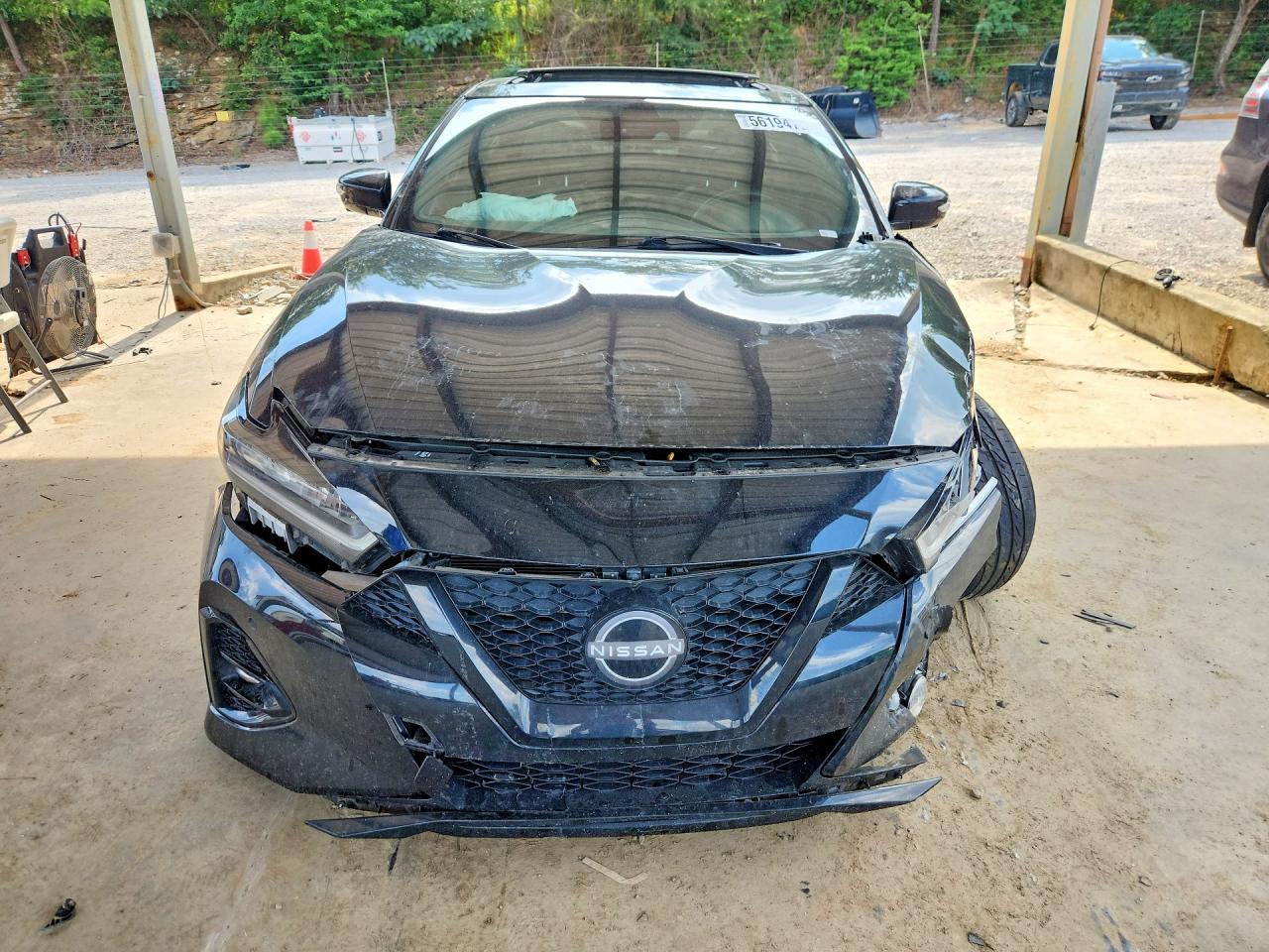 2023 Nissan Maxima Sr Black vin: 1N4AA6EV3PC512679