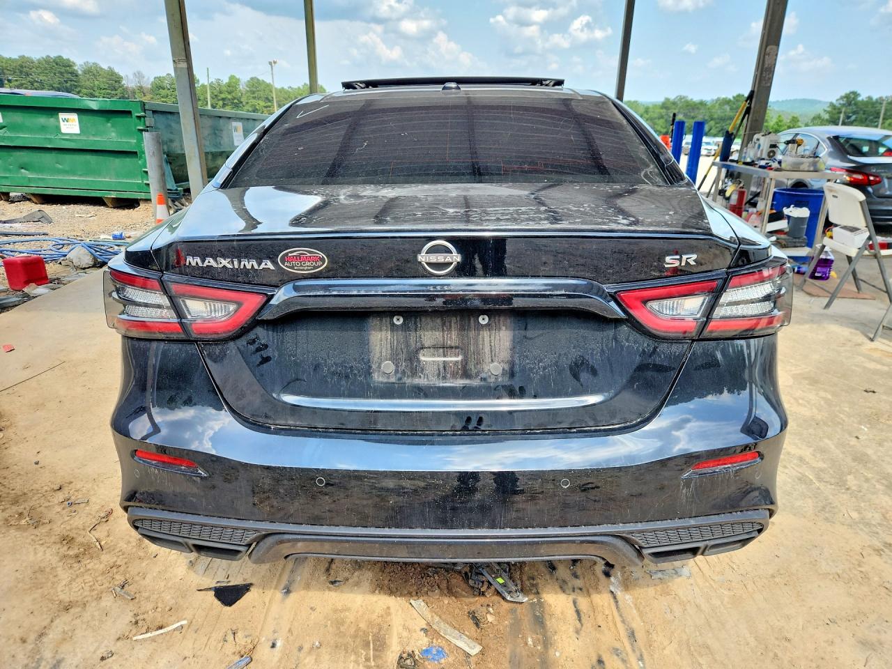 2023 Nissan Maxima Sr Black vin: 1N4AA6EV3PC512679