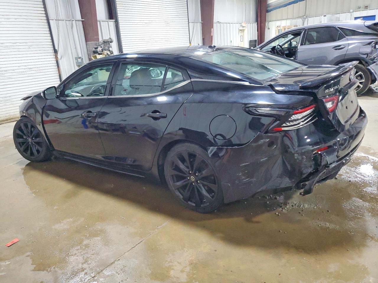 2021 Nissan Maxima Sr Black vin: 1N4AA6EV9MC511113