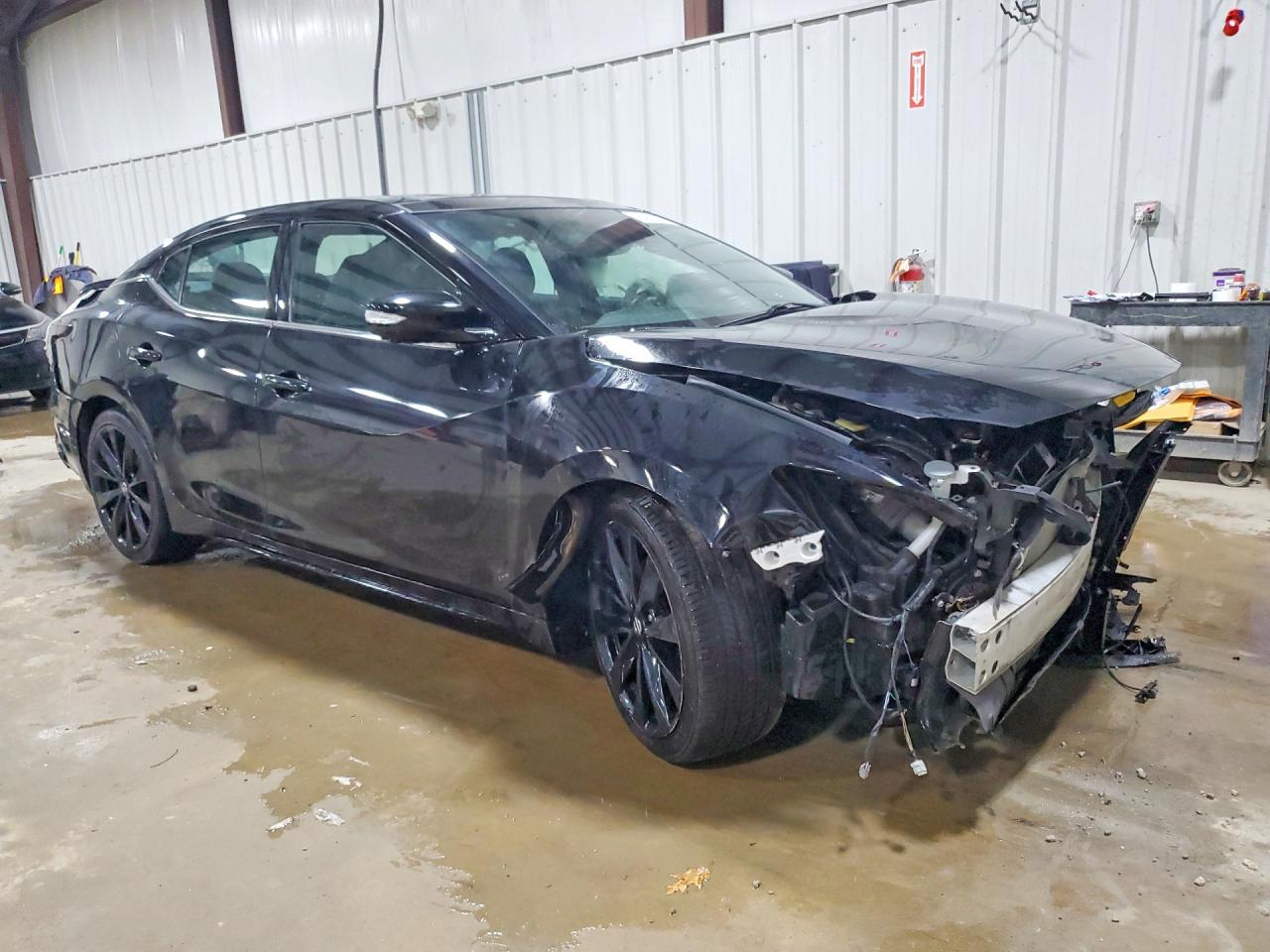 2021 Nissan Maxima Sr Black vin: 1N4AA6EV9MC511113