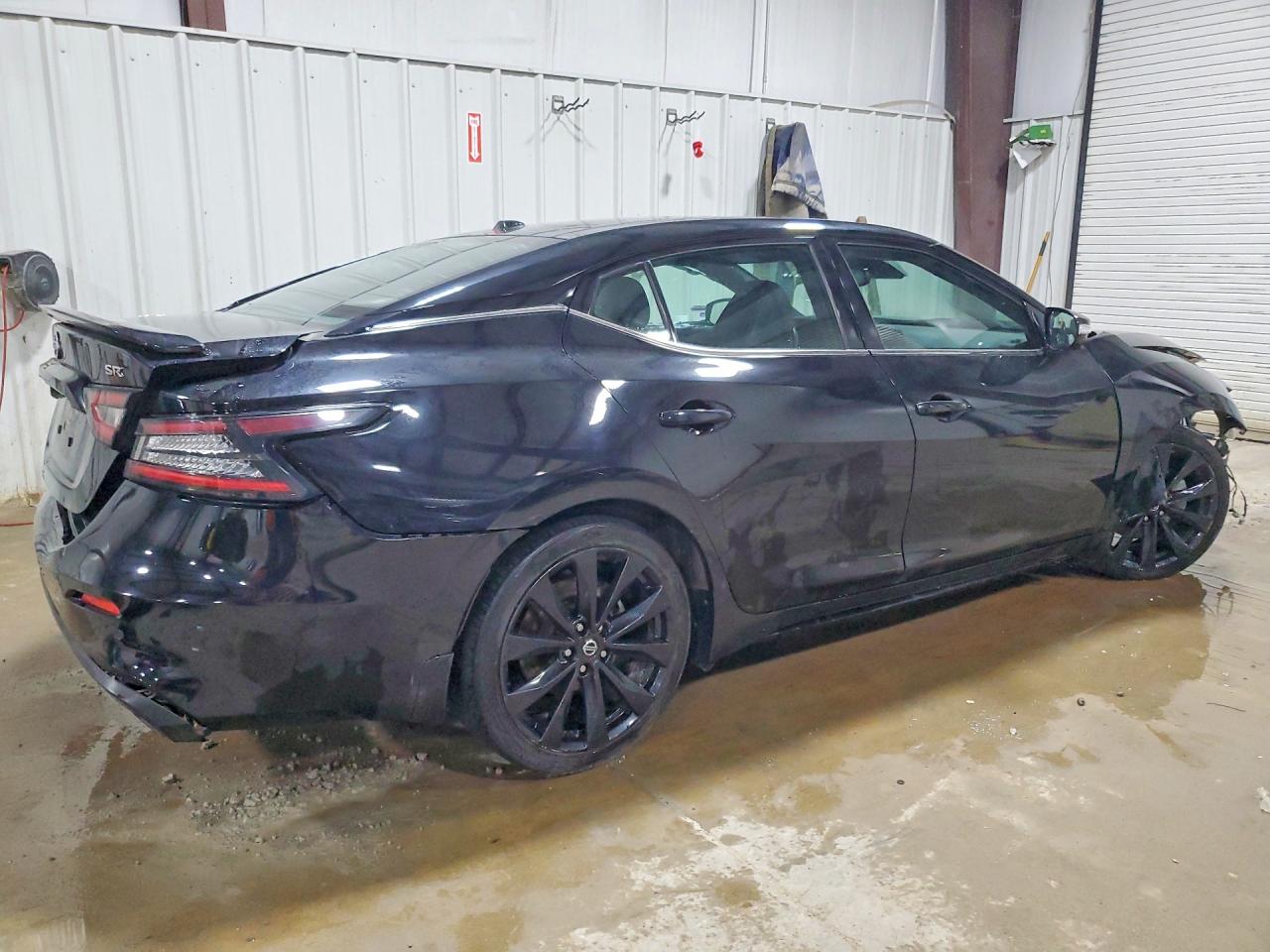 2021 Nissan Maxima Sr Black vin: 1N4AA6EV9MC511113