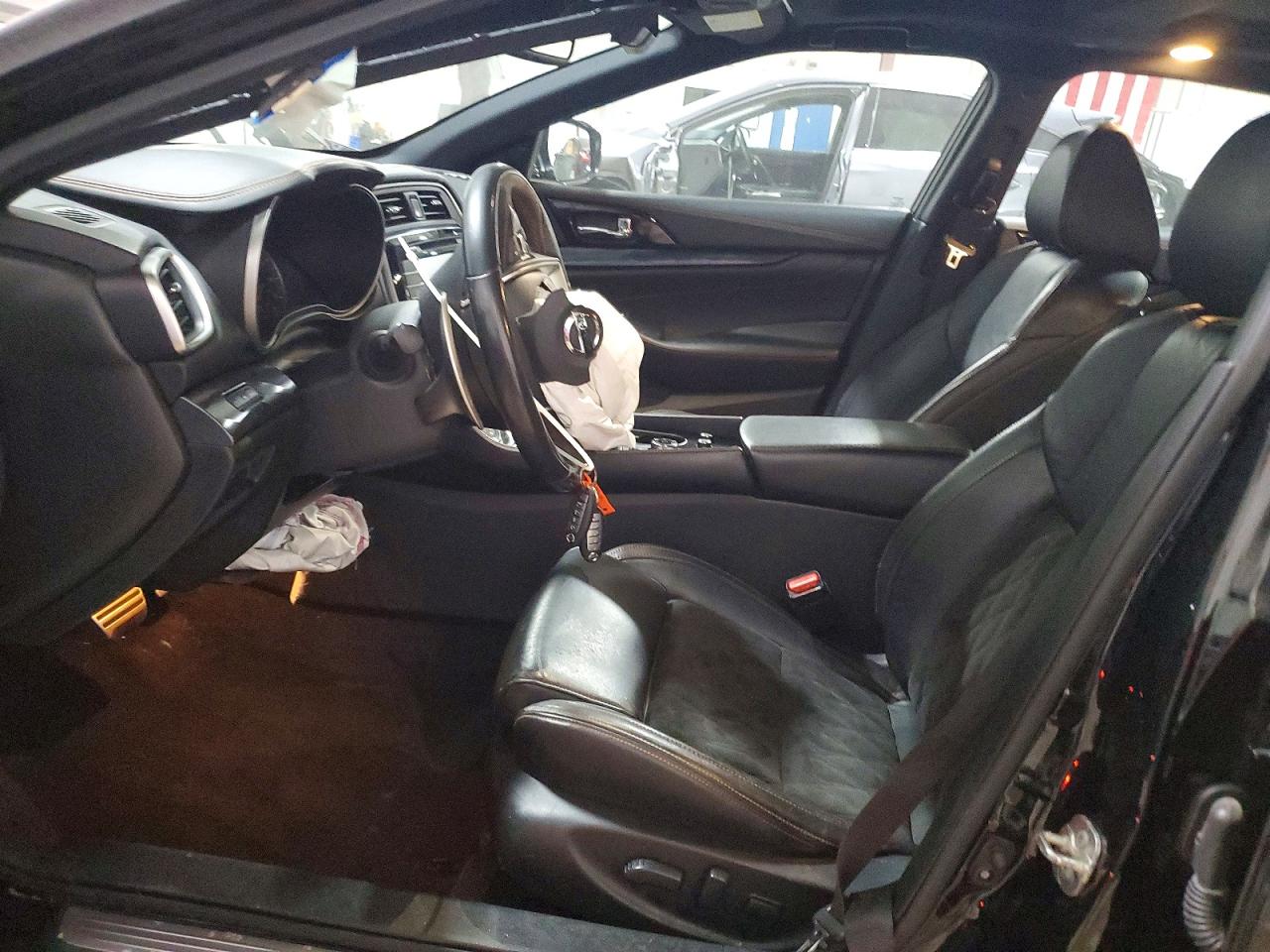2021 Nissan Maxima Sr Black vin: 1N4AA6EV9MC511113
