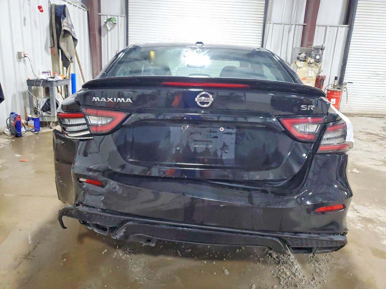 2021 Nissan Maxima Sr Black vin: 1N4AA6EV9MC511113