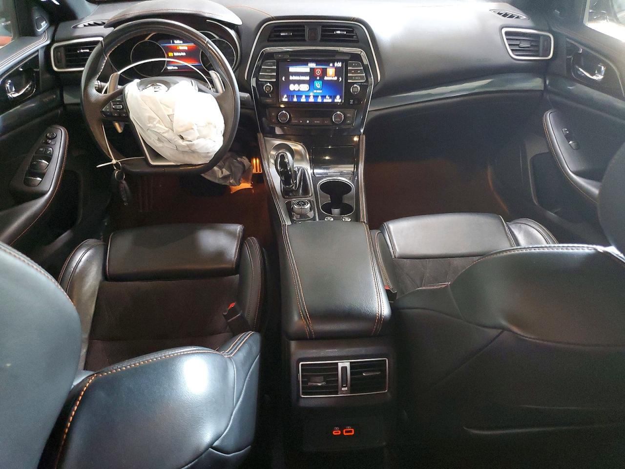 2021 Nissan Maxima Sr Black vin: 1N4AA6EV9MC511113
