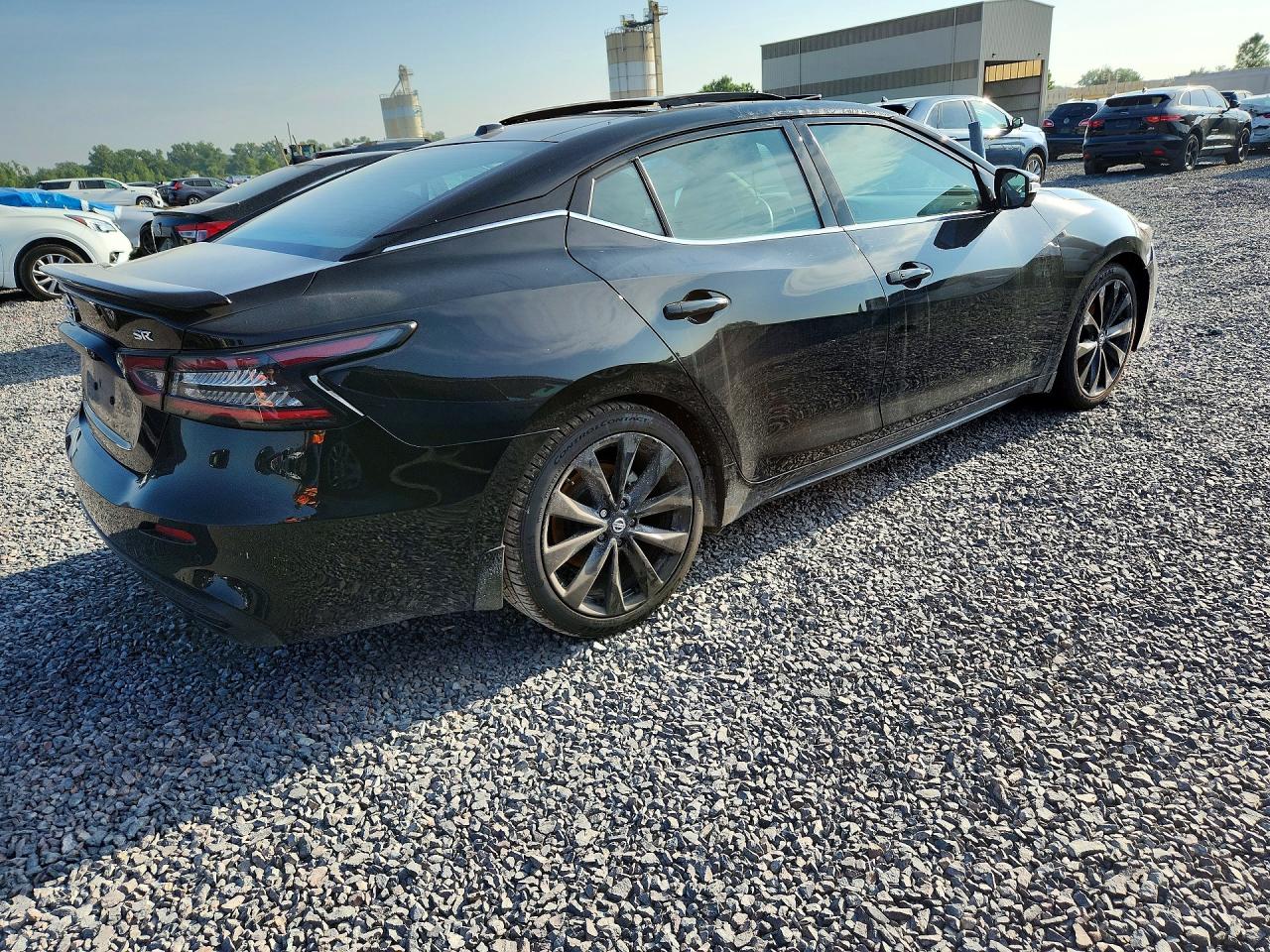 2021 Nissan Maxima Sr Black vin: 1N4AA6EVXMC506552