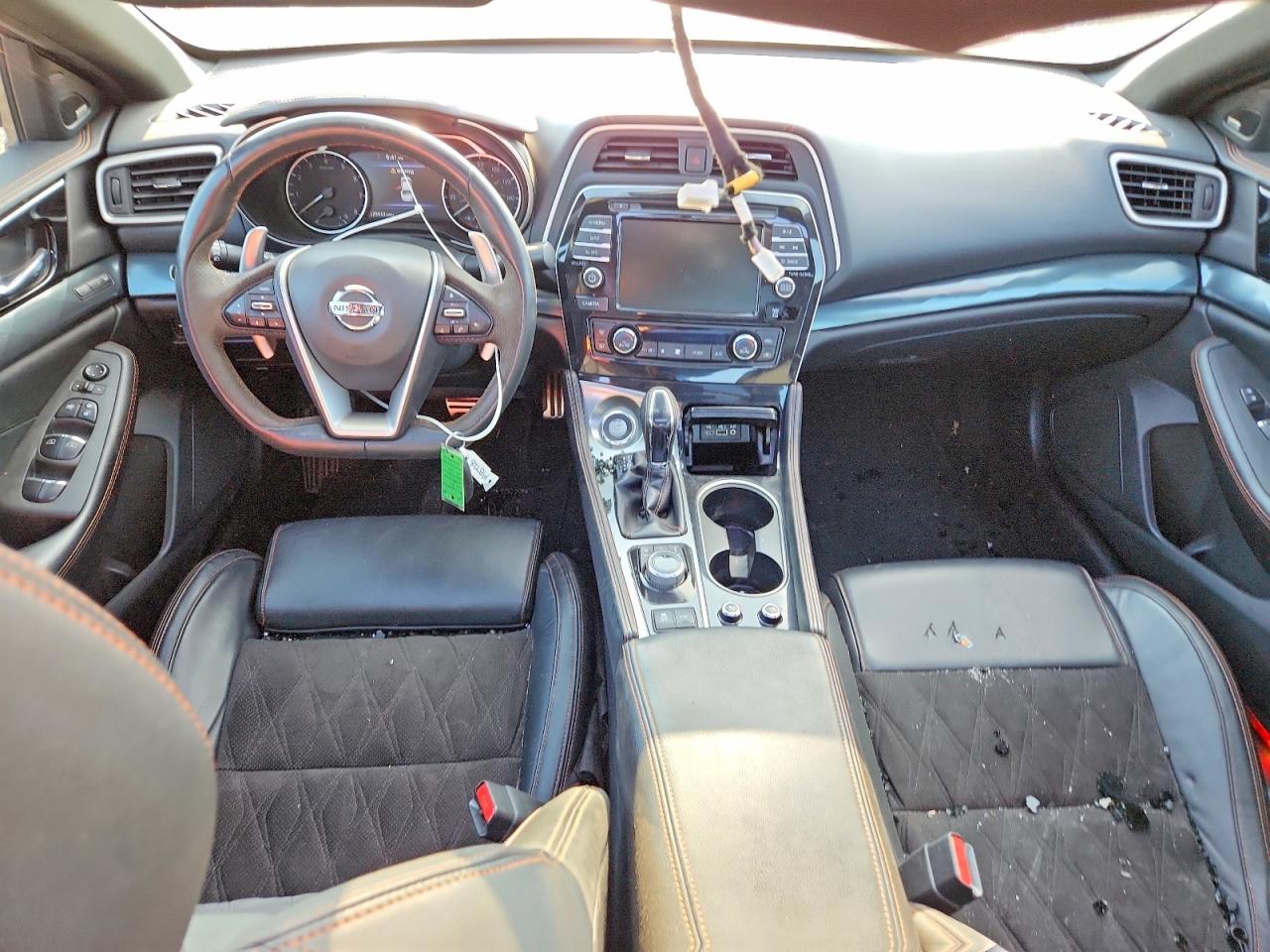 2021 Nissan Maxima Sr Black vin: 1N4AA6EVXMC506552