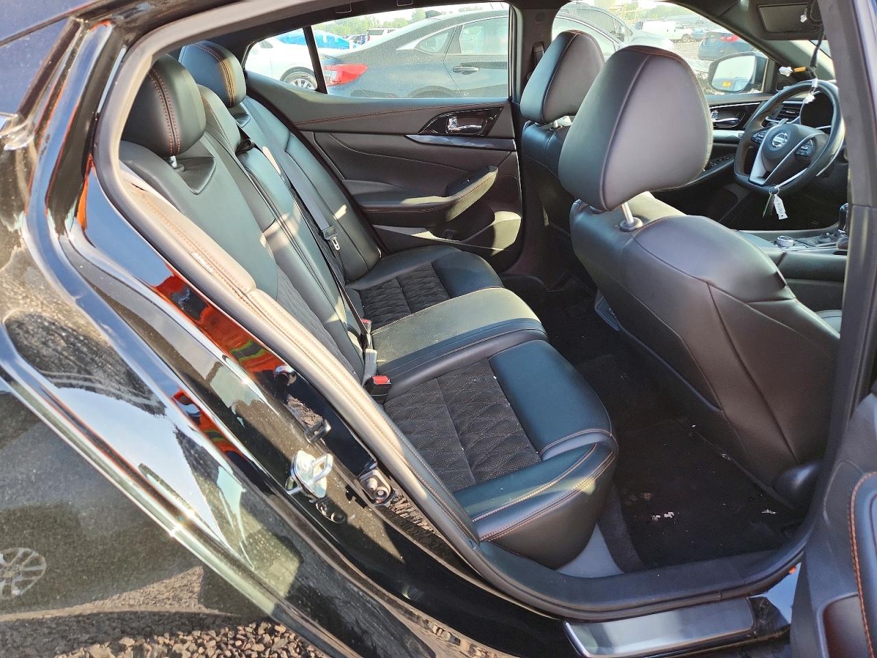 2021 Nissan Maxima Sr Black vin: 1N4AA6EVXMC506552