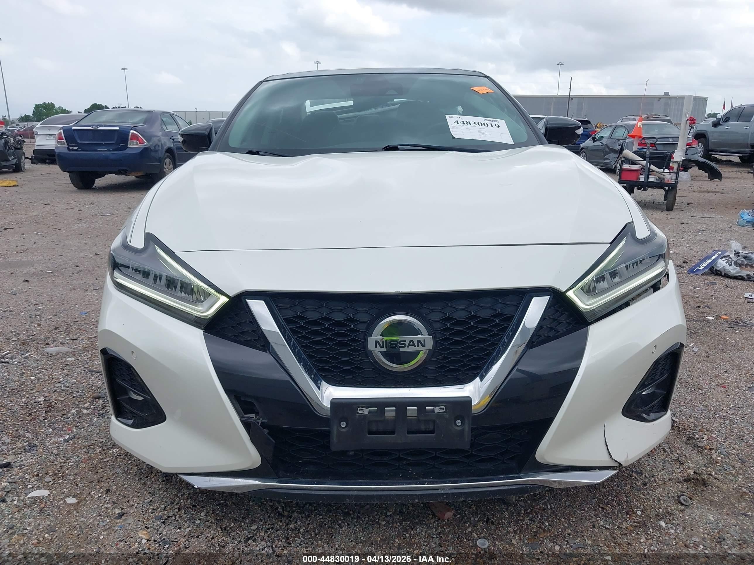 2020 Nissan Maxima Platinum Xtronic Cvt White vin: 1N4AA6FV1LC374147