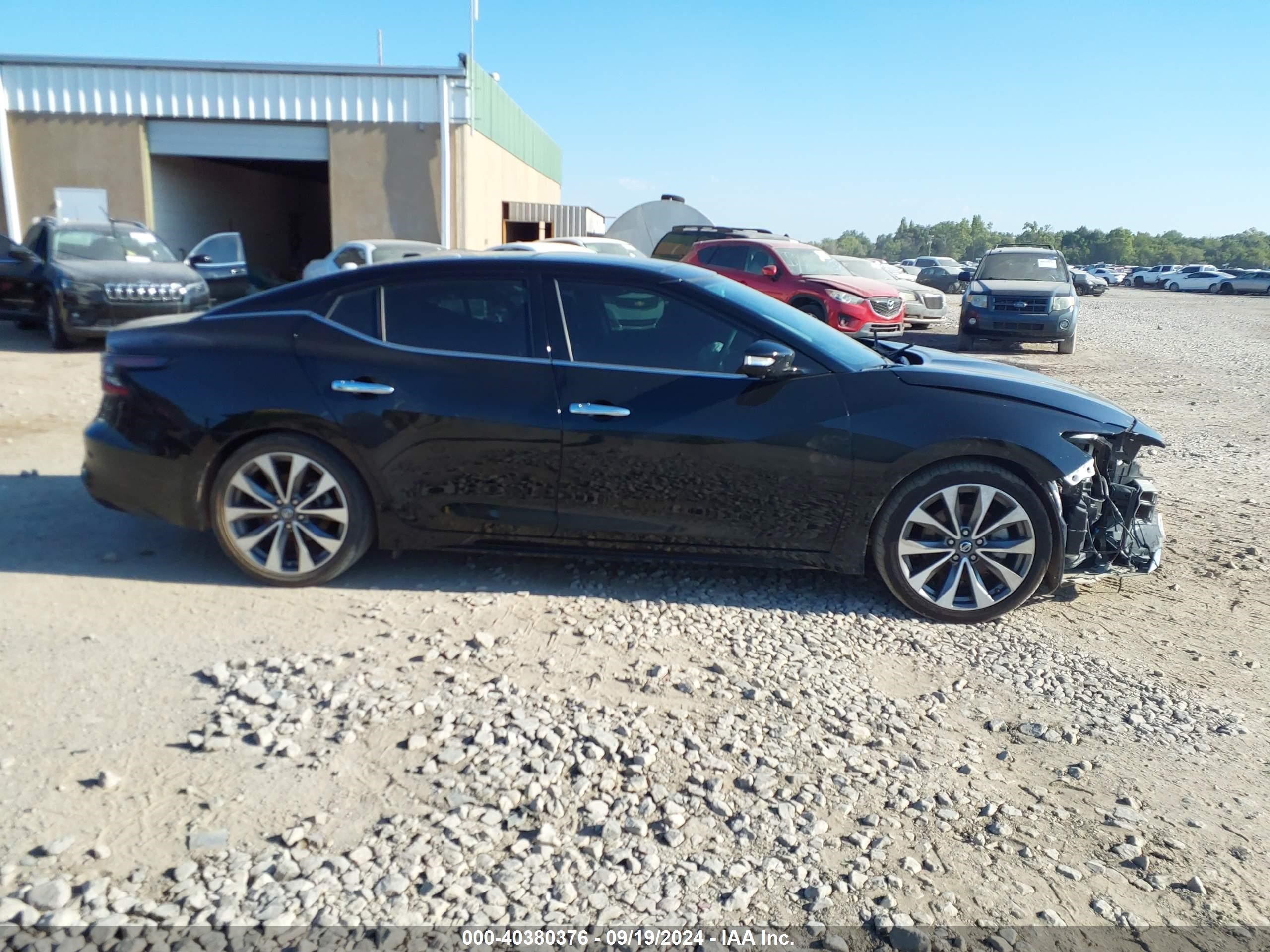 2020 Nissan Maxima Platinum Xtronic Cvt Black vin: 1N4AA6FV4LC380511