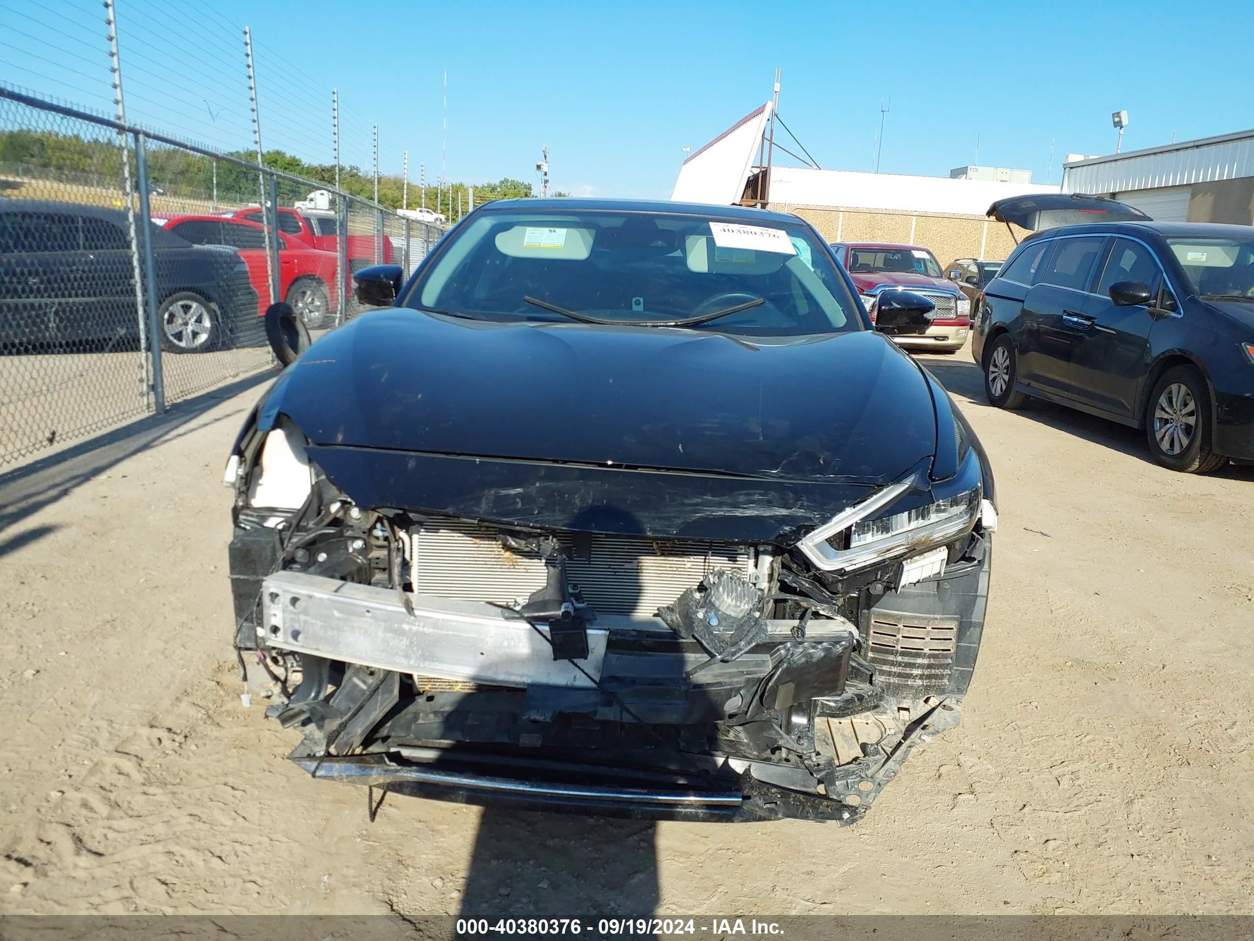 2020 Nissan Maxima Platinum Xtronic Cvt Black vin: 1N4AA6FV4LC380511