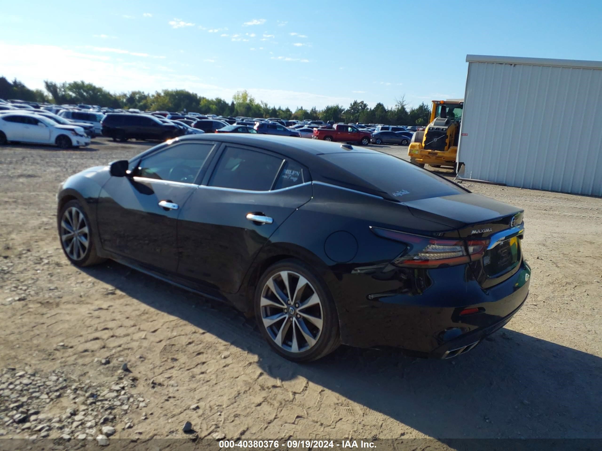 2020 Nissan Maxima Platinum Xtronic Cvt Black vin: 1N4AA6FV4LC380511